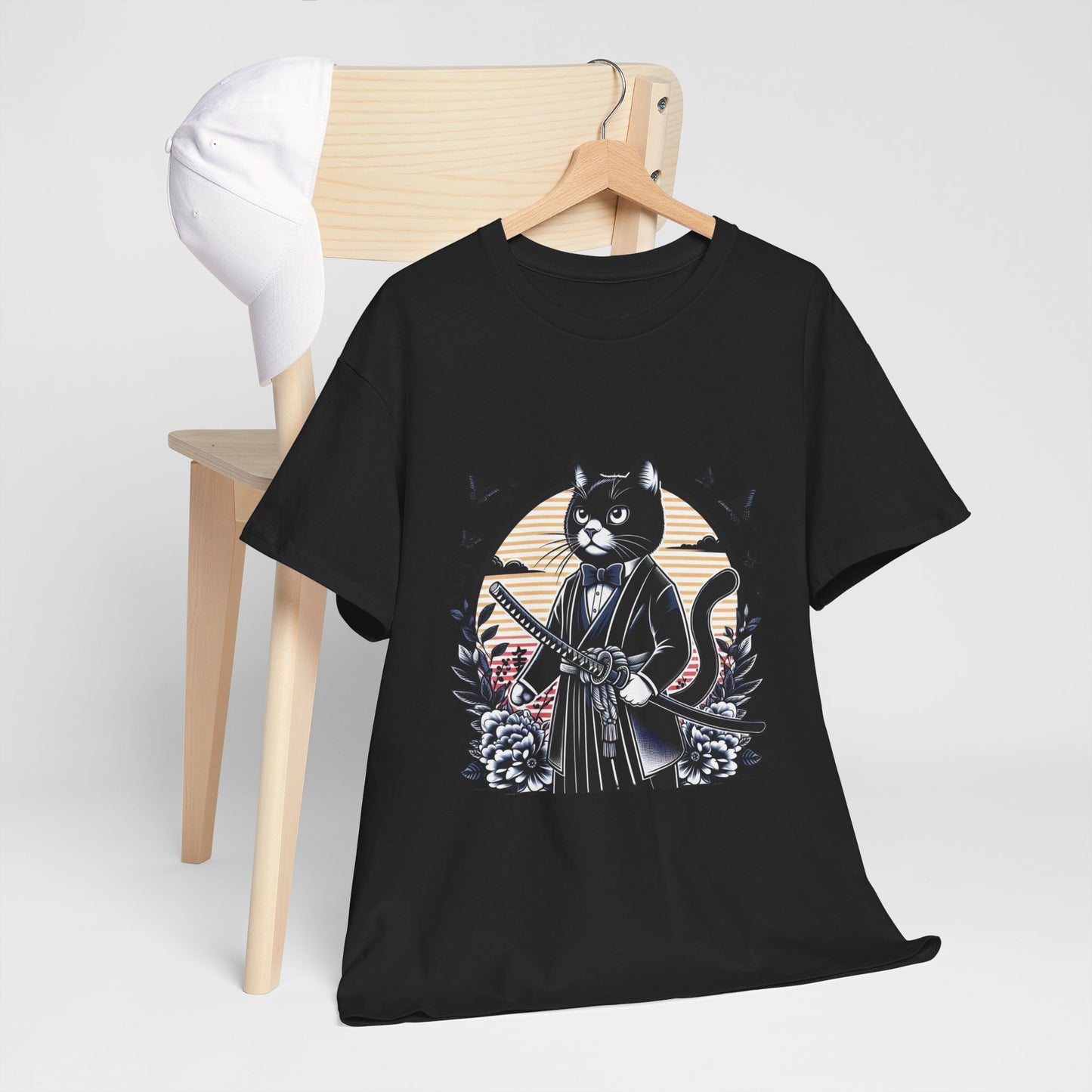 Samurai Tux Cat Tee