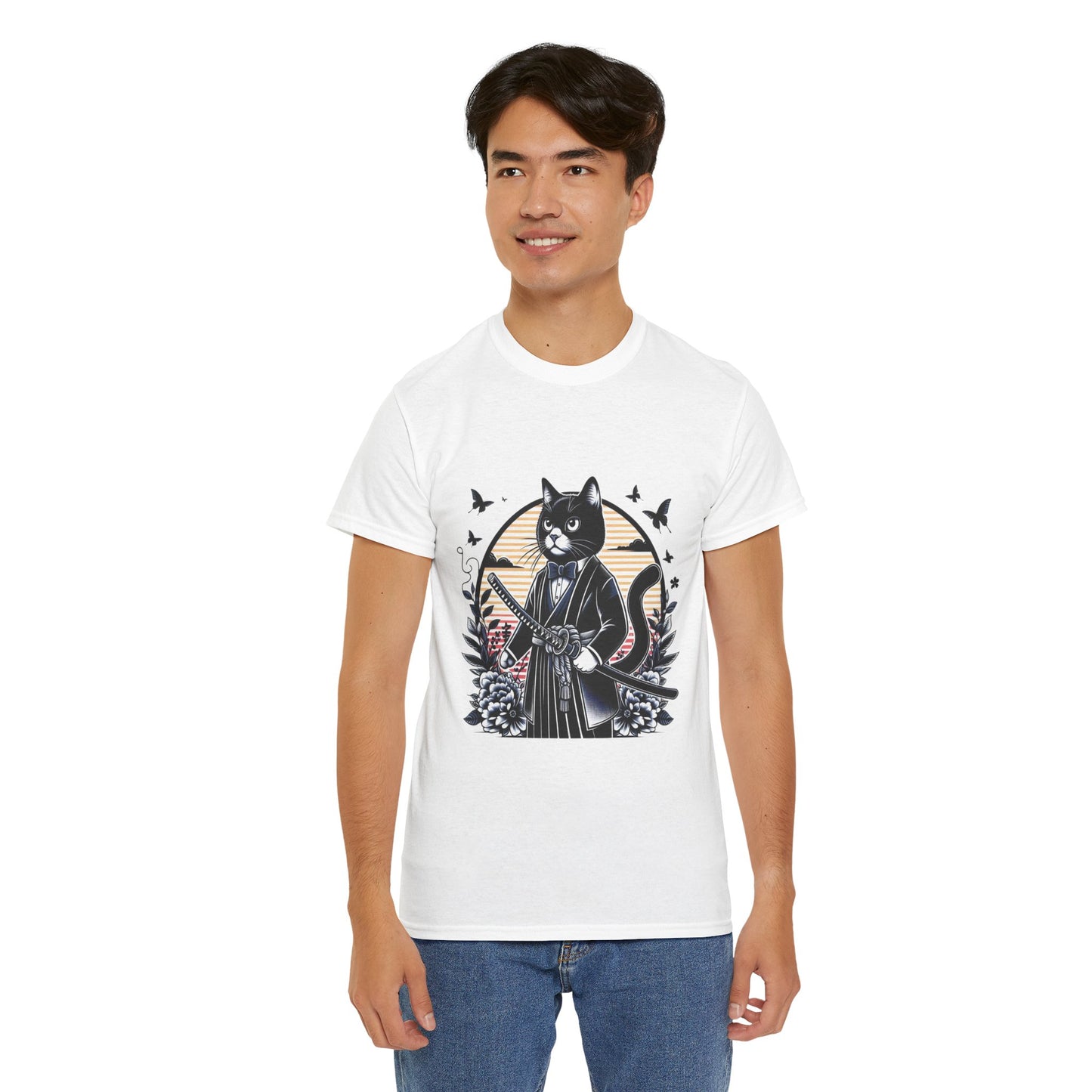 Samurai Tux Cat Tee