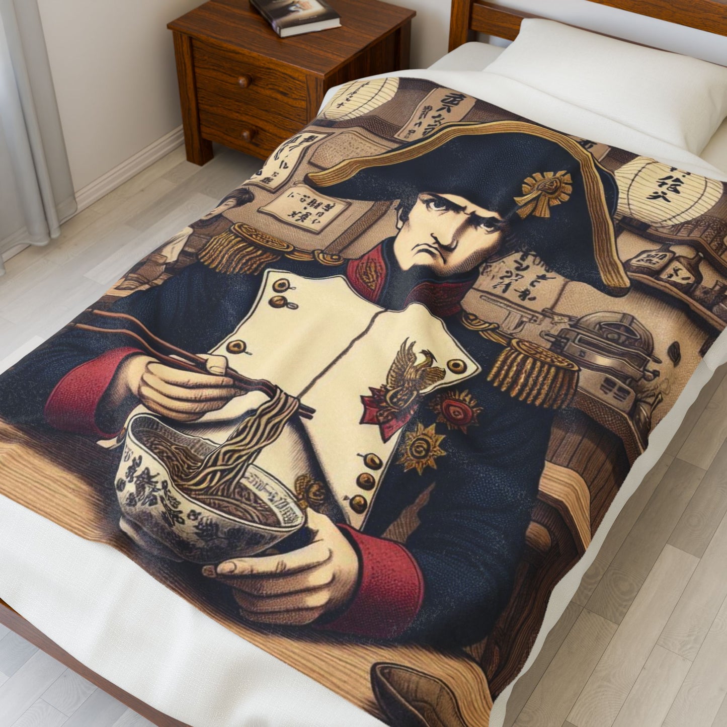 Napoleon's Revolutionary Ramen Plush Blanket