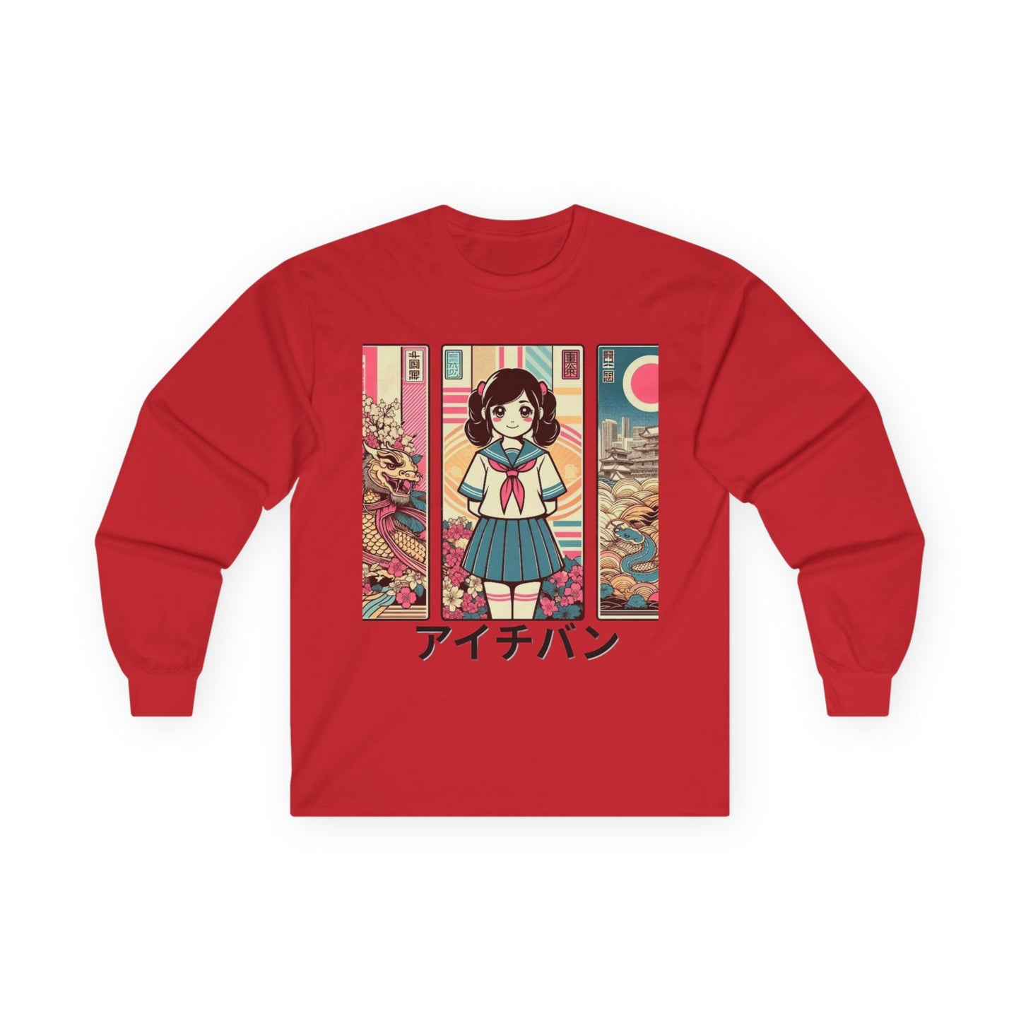 Kawaii Schoolgirl Long Sleeve Tee