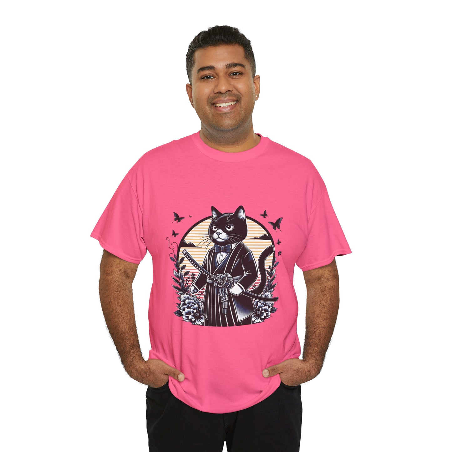 Samurai Tux Cat Tee