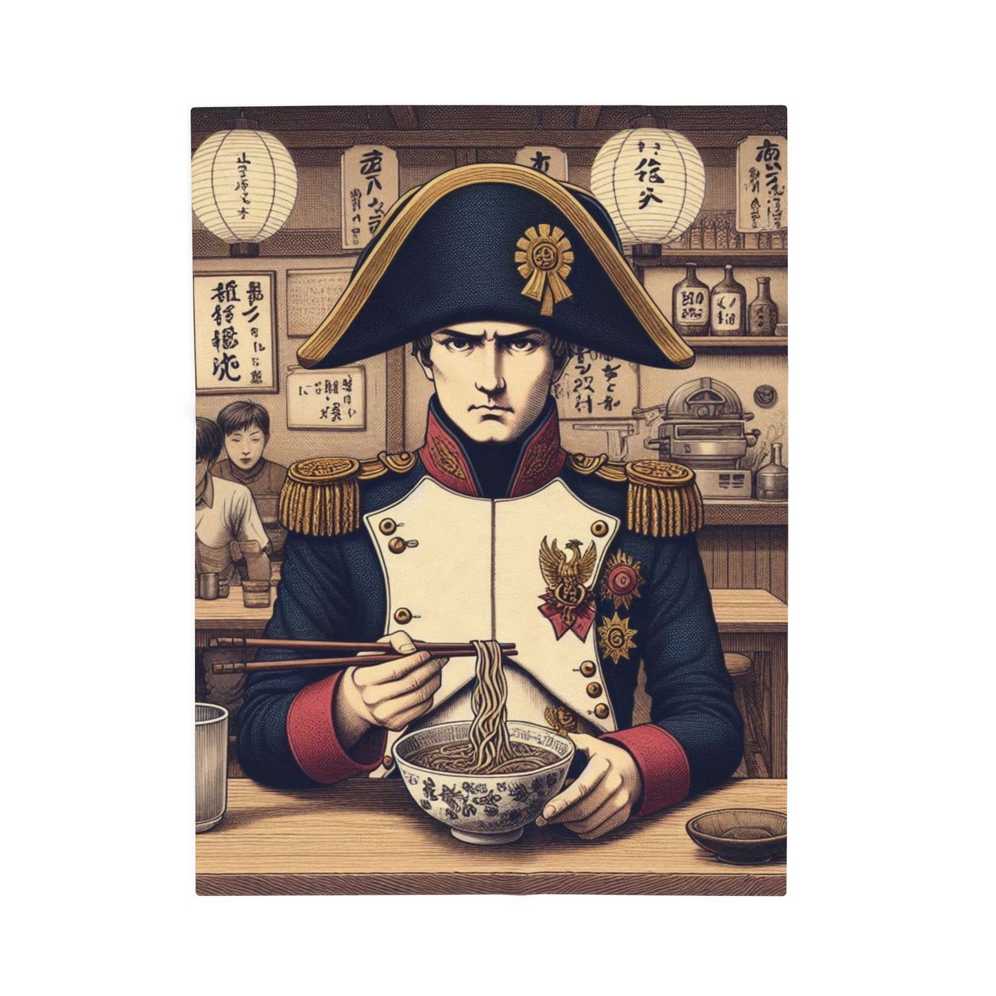 Napoleon's Revolutionary Ramen Plush Blanket