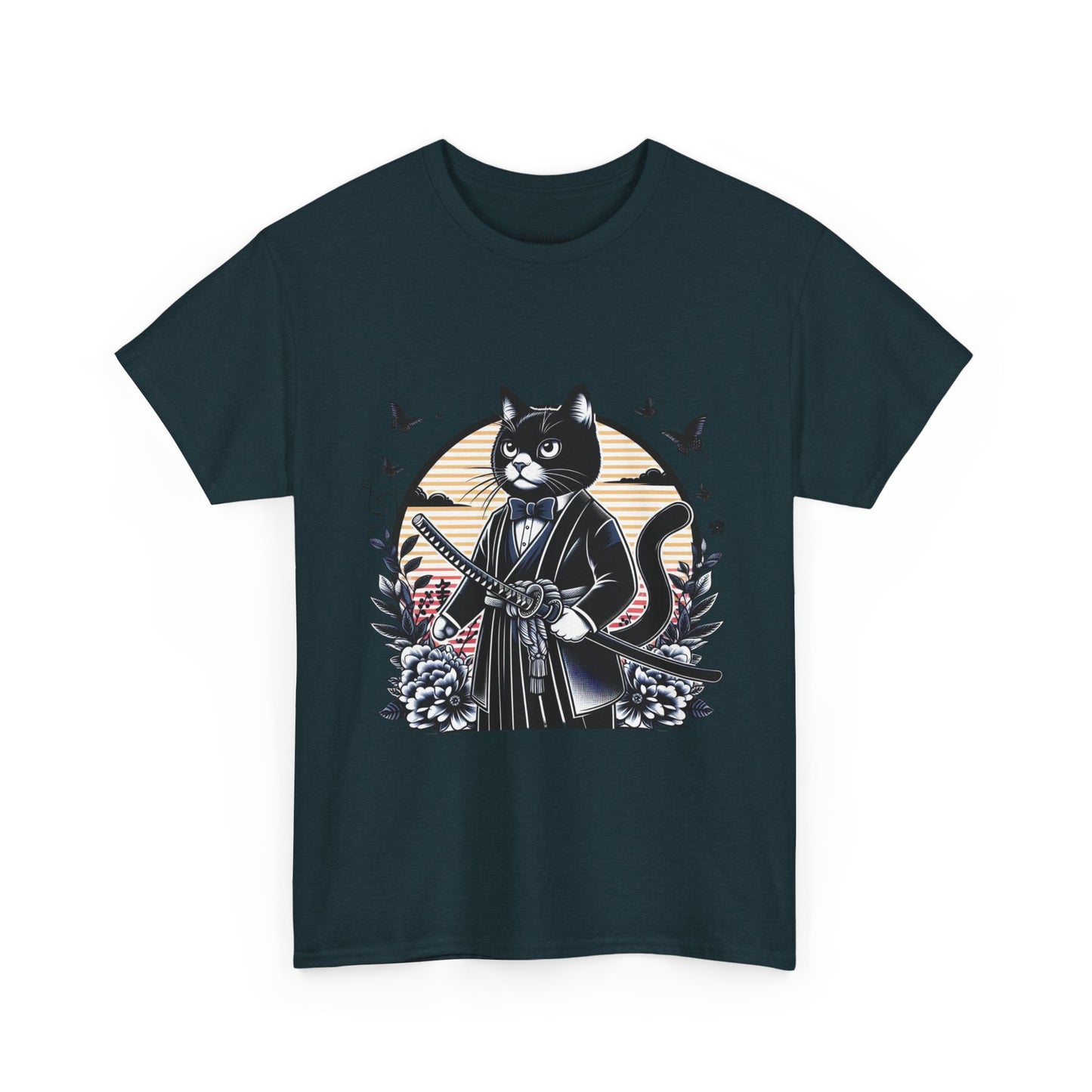 Samurai Tux Cat Tee