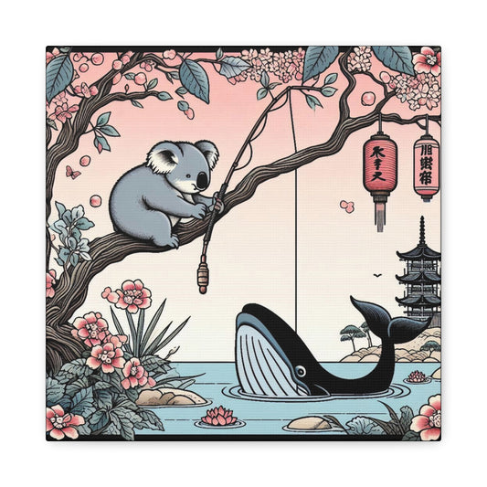 Koala & Whale Canvas