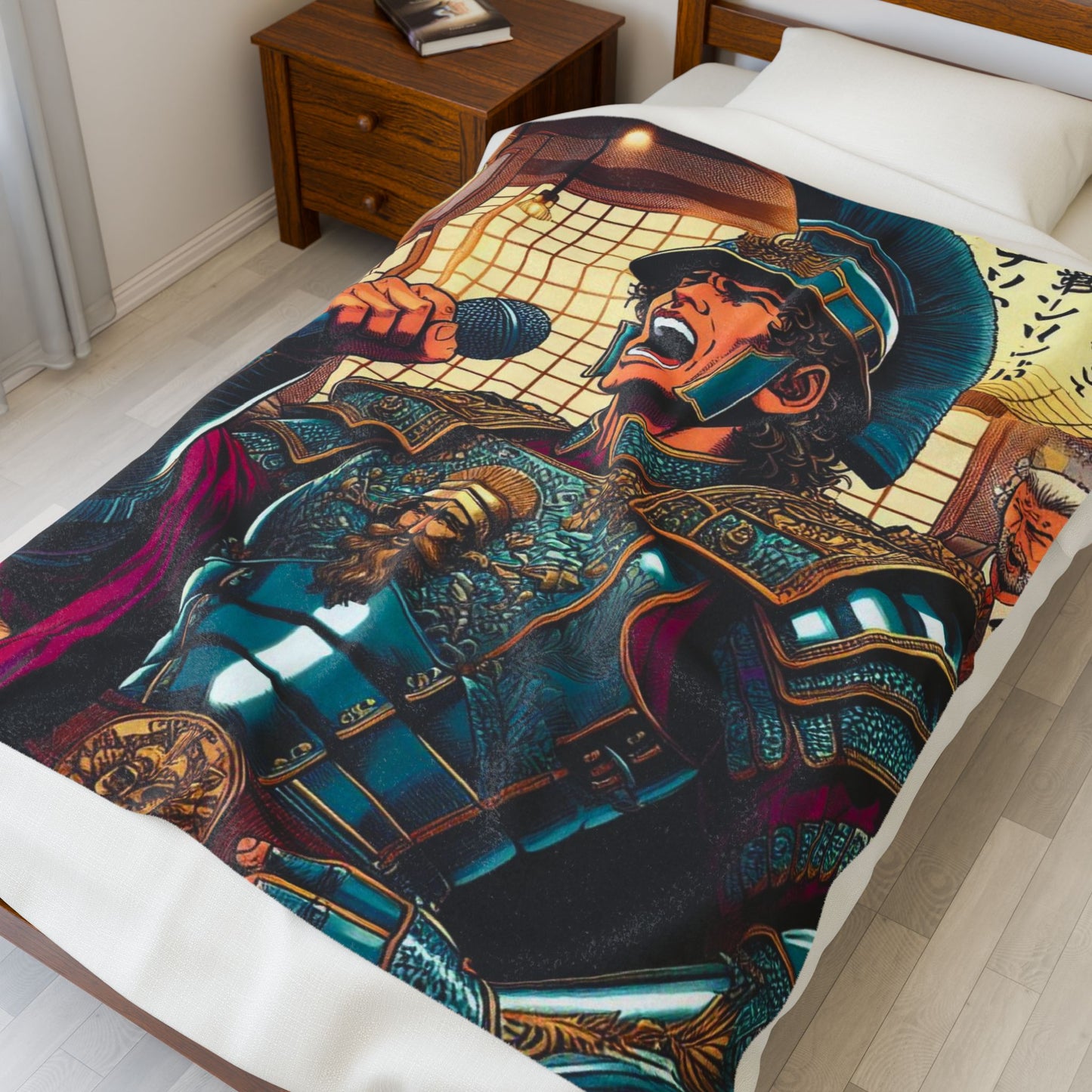 Alexander the Karaoke Great Plush Blanket