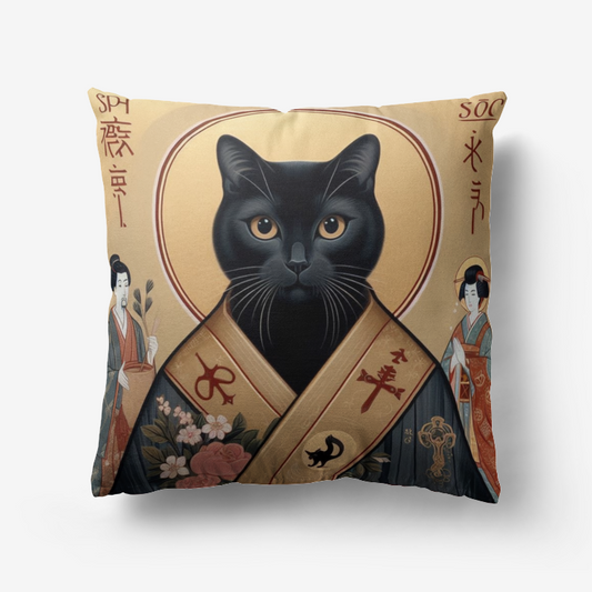 Saint Meow Pillow