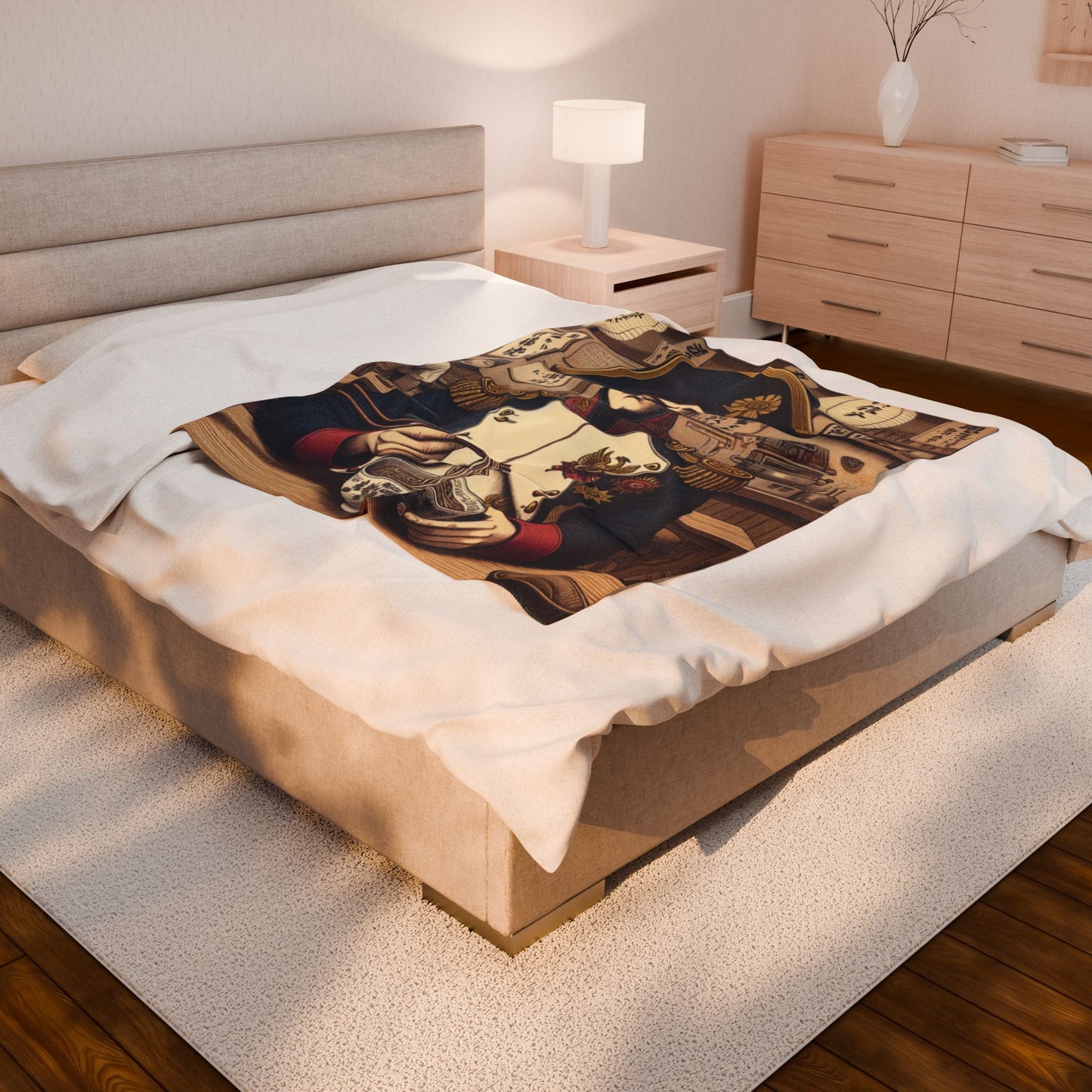 Napoleon's Revolutionary Ramen Plush Blanket