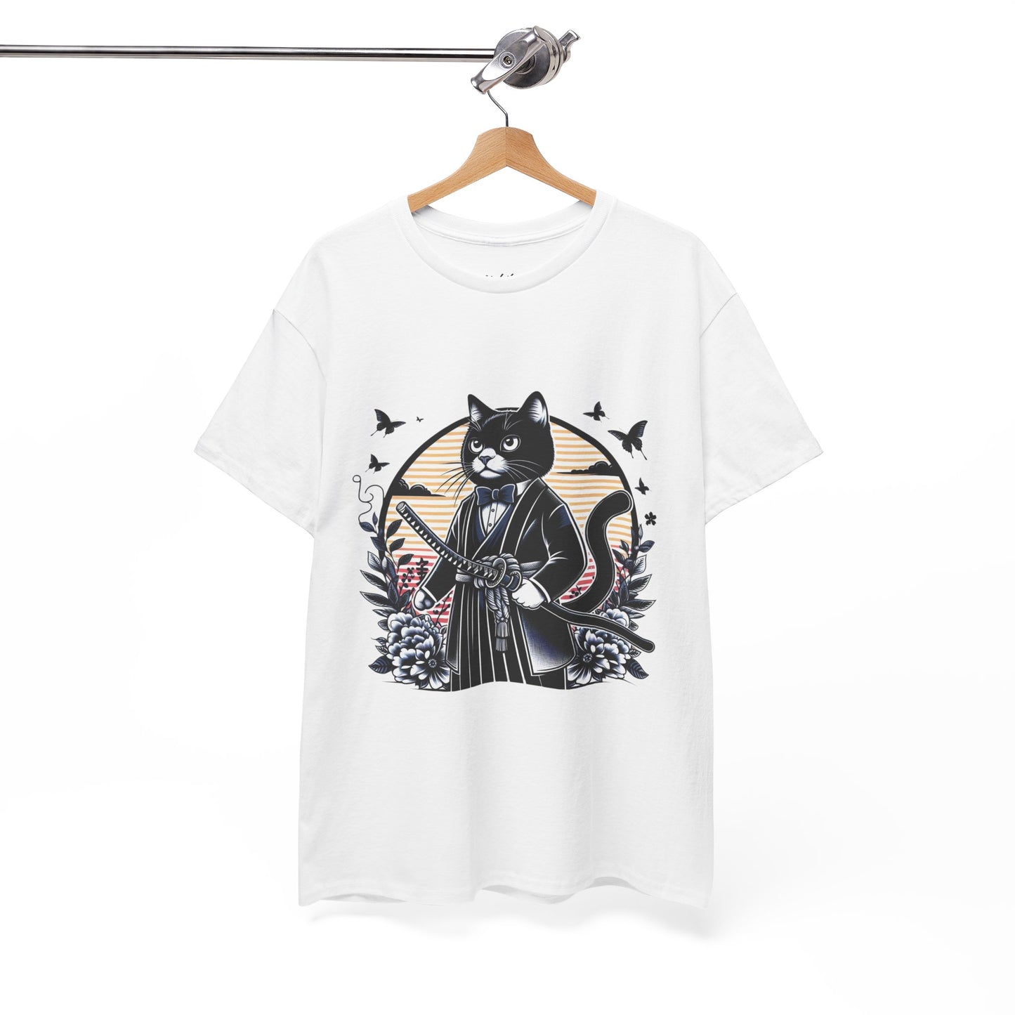 Samurai Tux Cat Tee