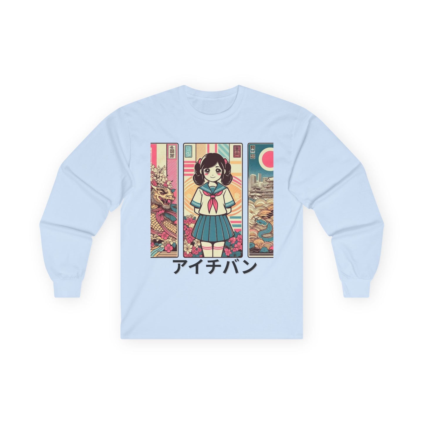 Kawaii Schoolgirl Long Sleeve Tee