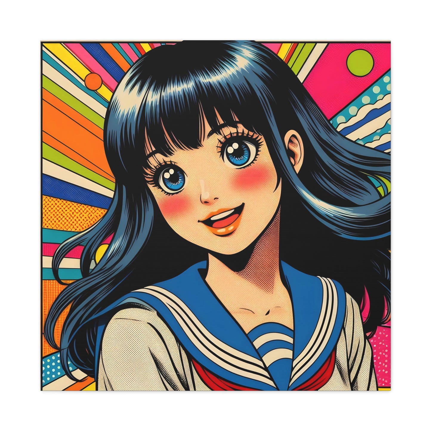 Schoolgirl Pop Canvas