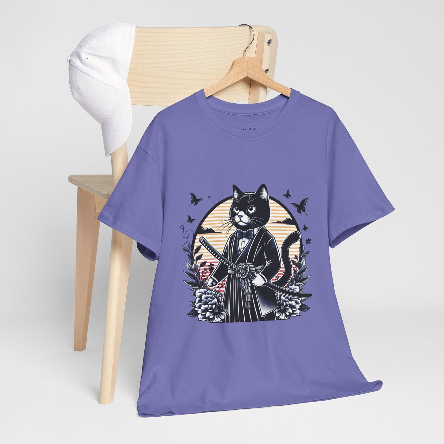 Samurai Tux Cat Tee