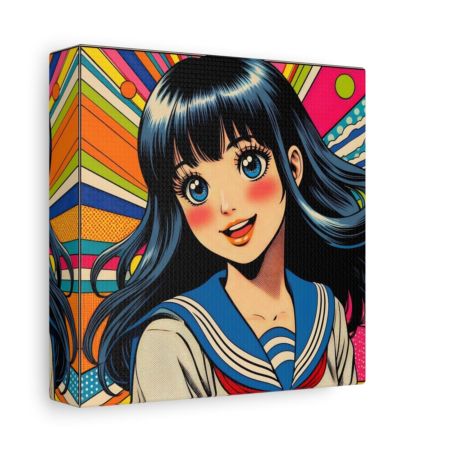 Schoolgirl Pop Canvas