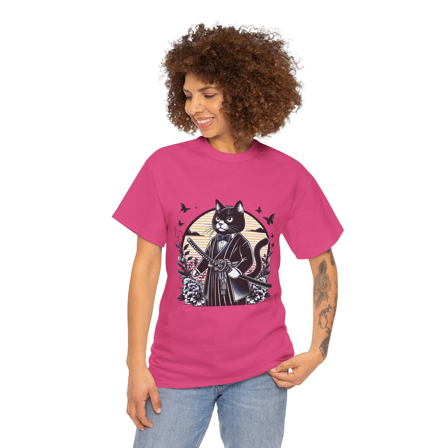 Samurai Tux Cat Tee