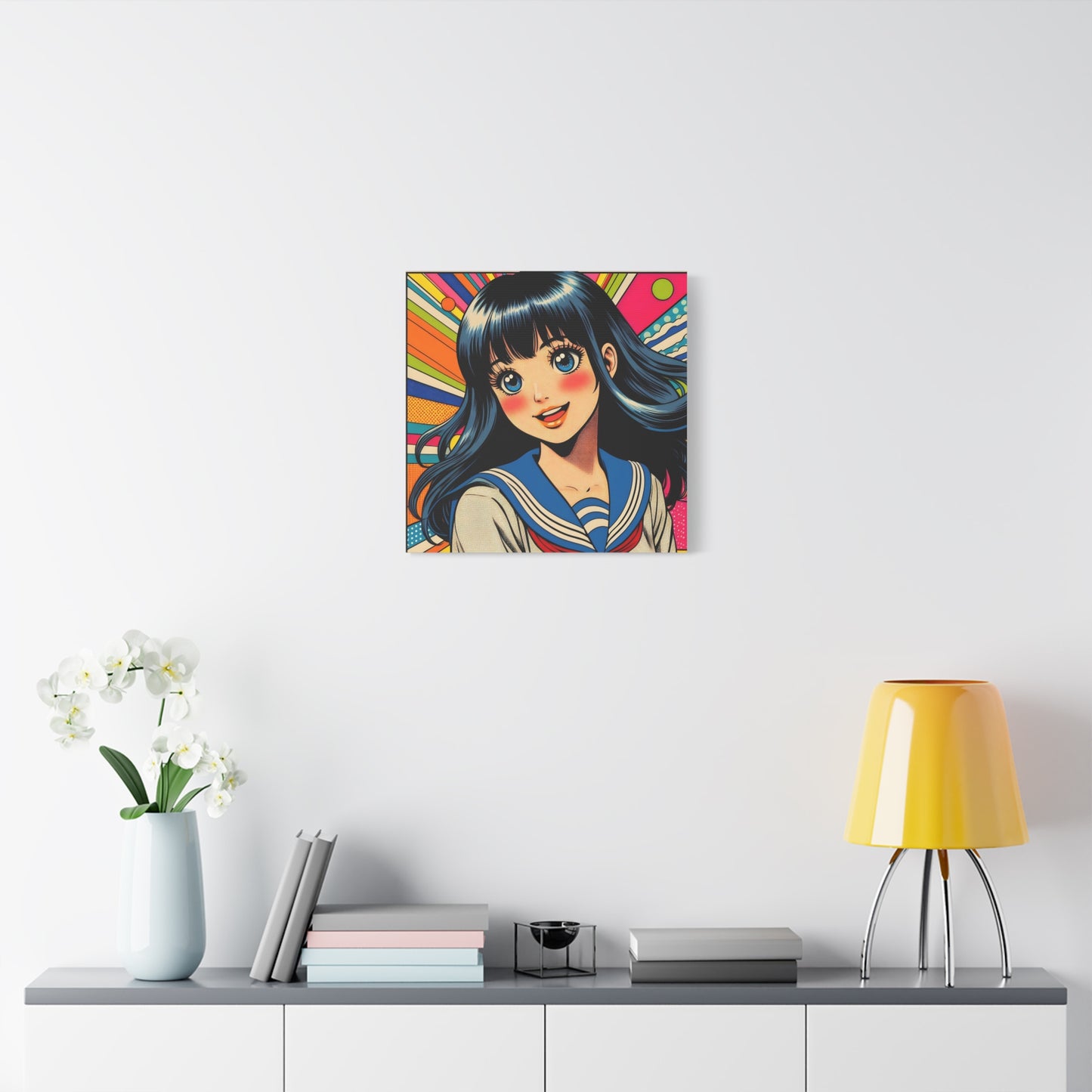 Schoolgirl Pop Canvas
