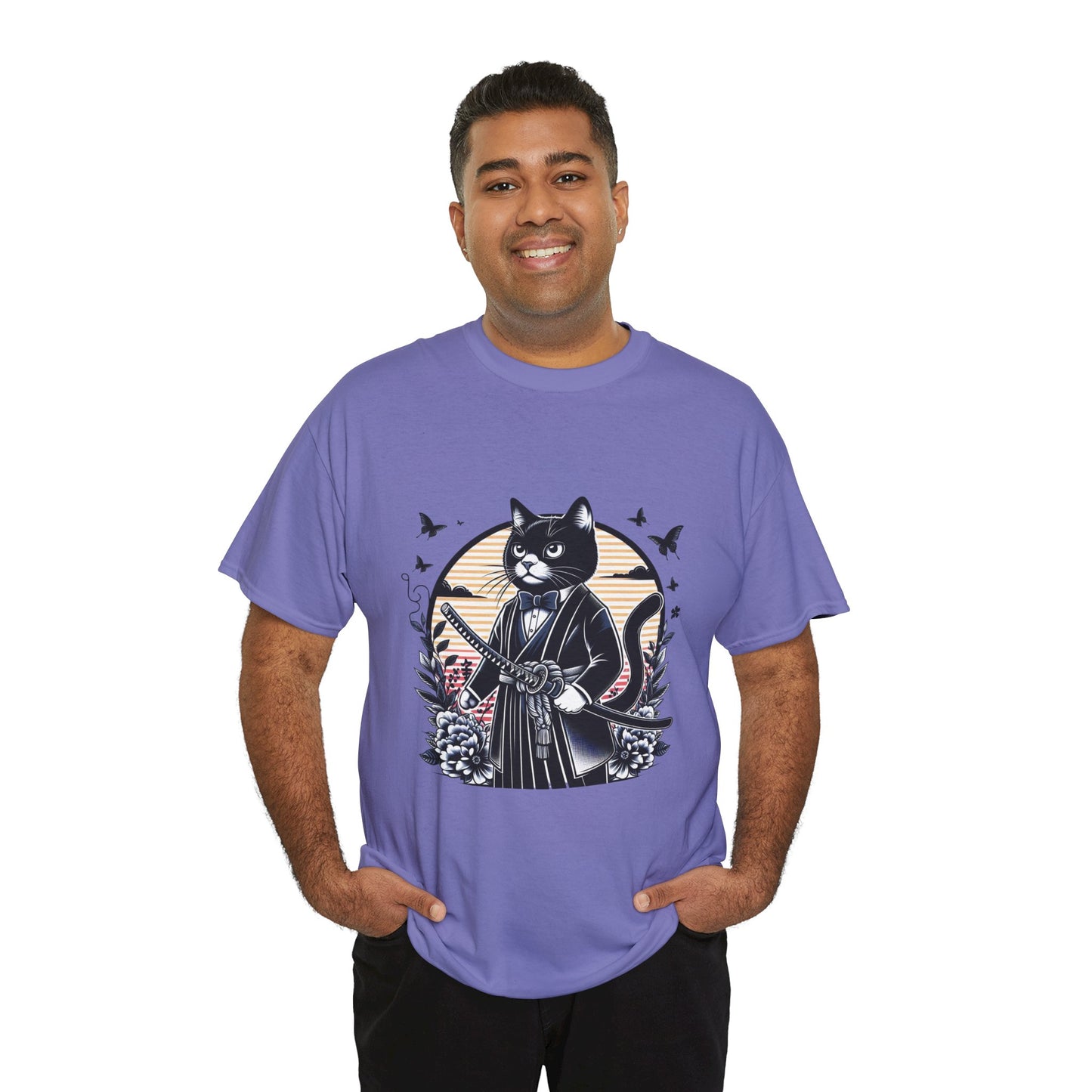 Samurai Tux Cat Tee