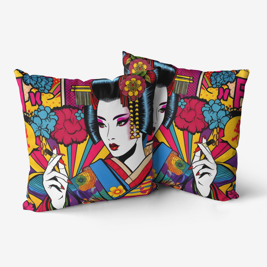 Pop Geisha Pillow