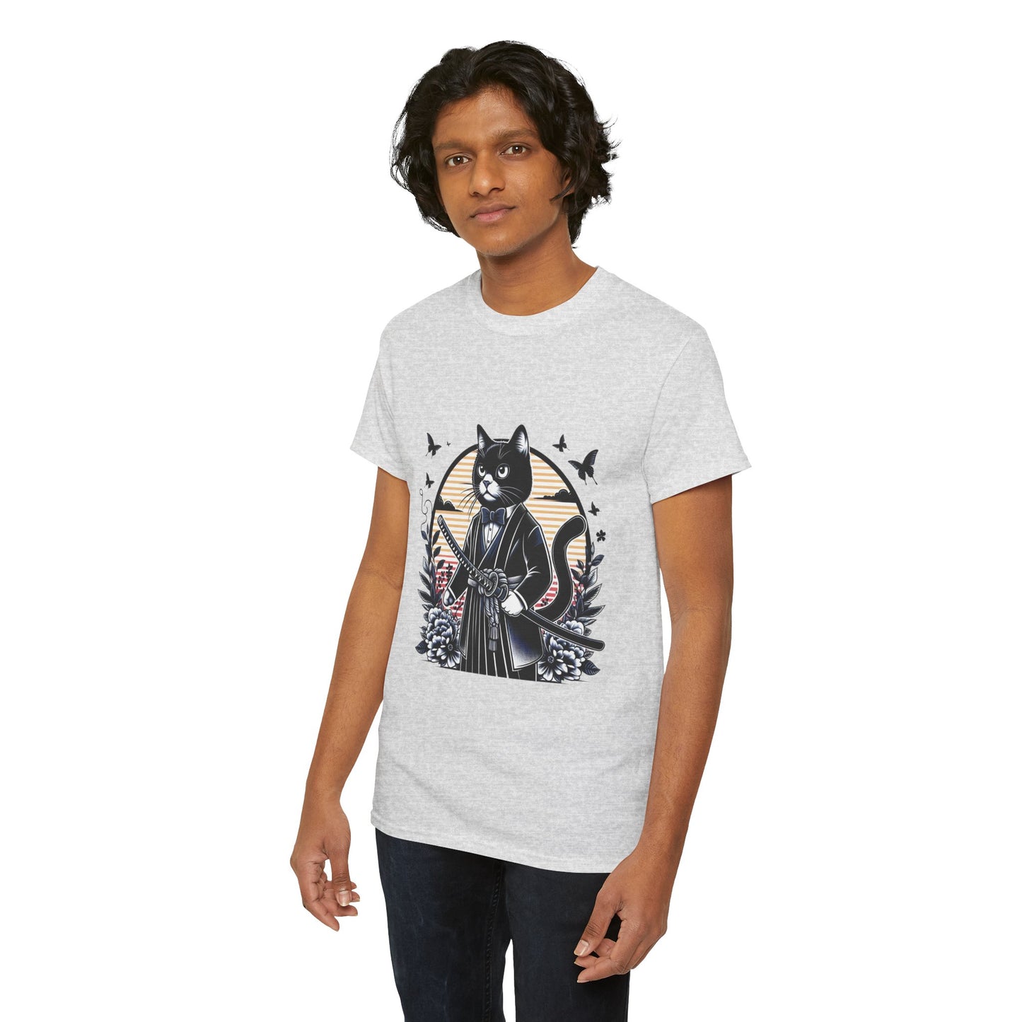 Samurai Tux Cat Tee