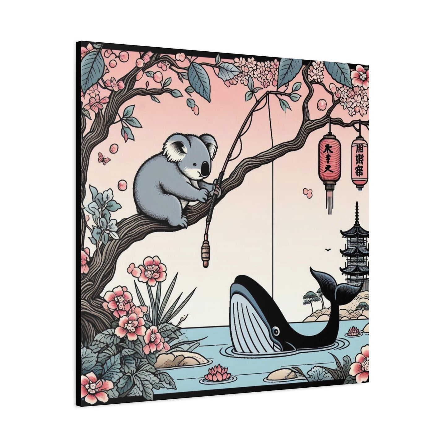 Koala & Whale Canvas