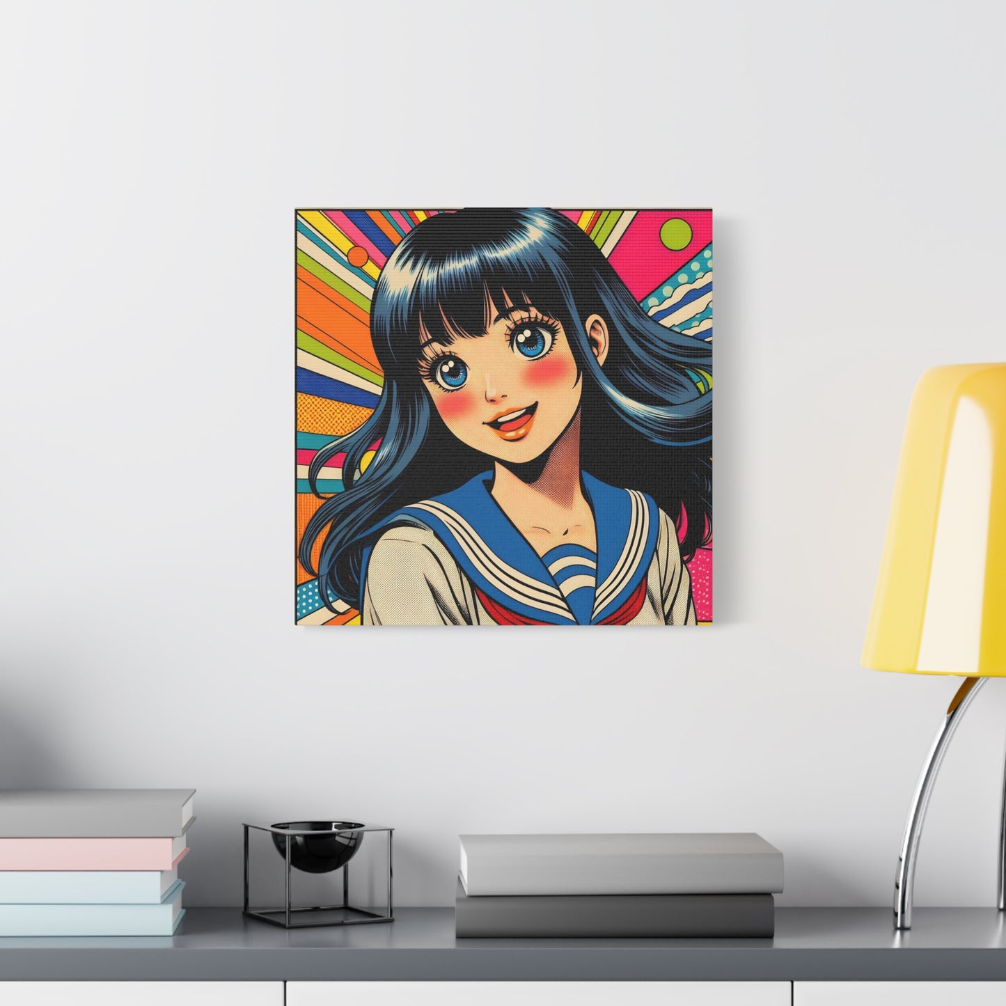 Schoolgirl Pop Canvas