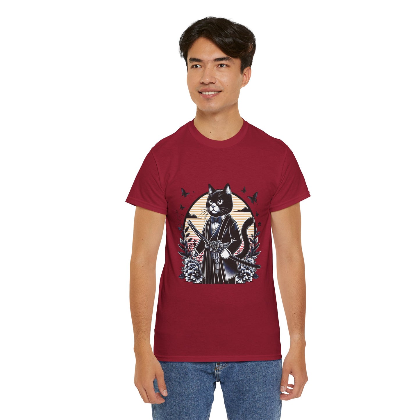 Samurai Tux Cat Tee