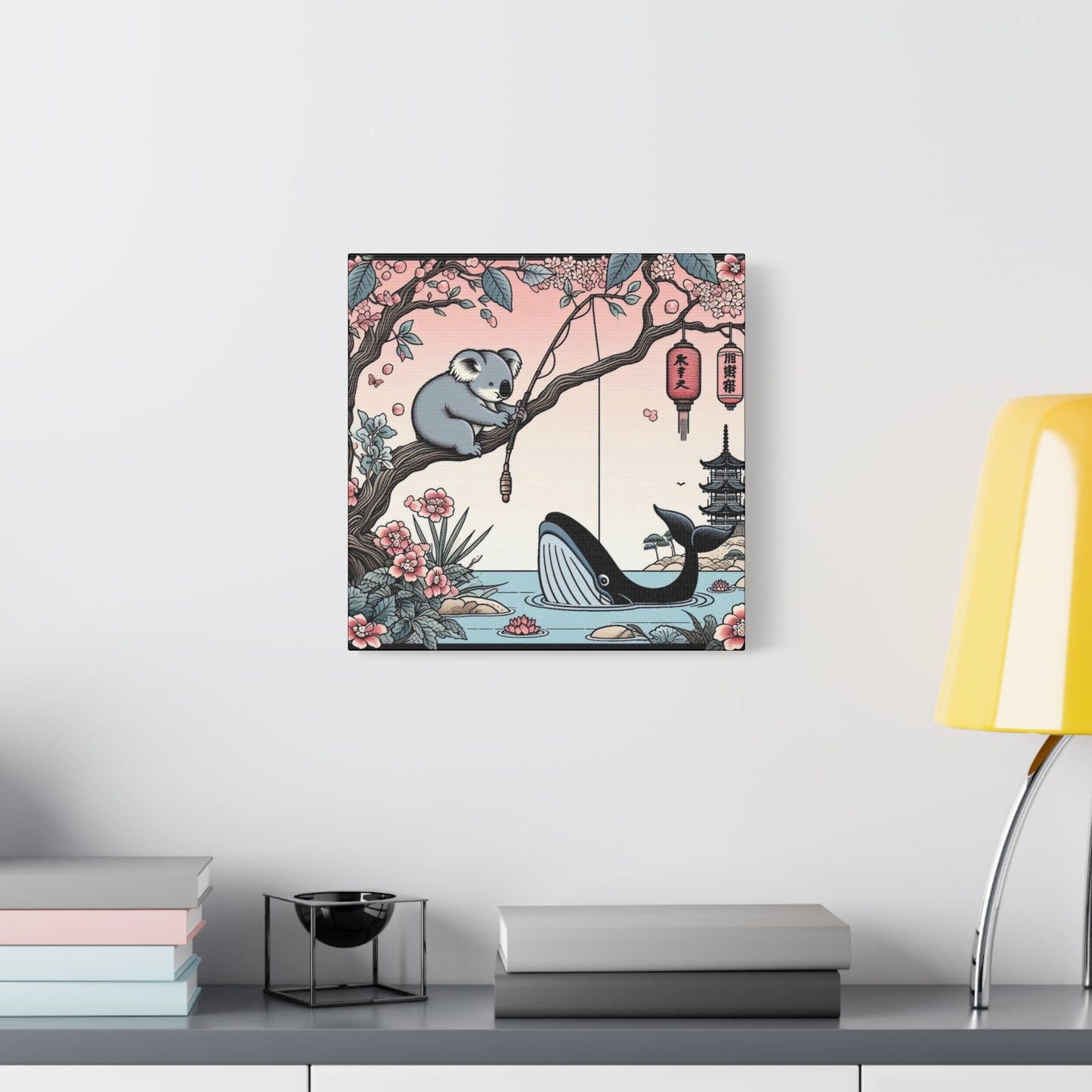 Koala & Whale Canvas