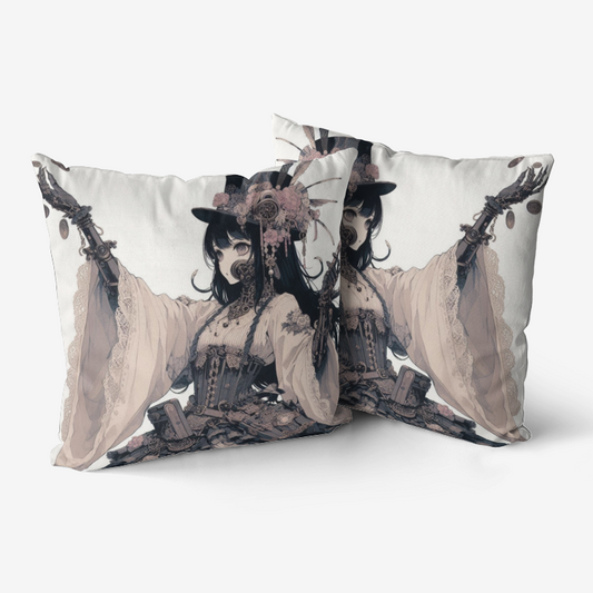 Steampunk Enchantress Pillow