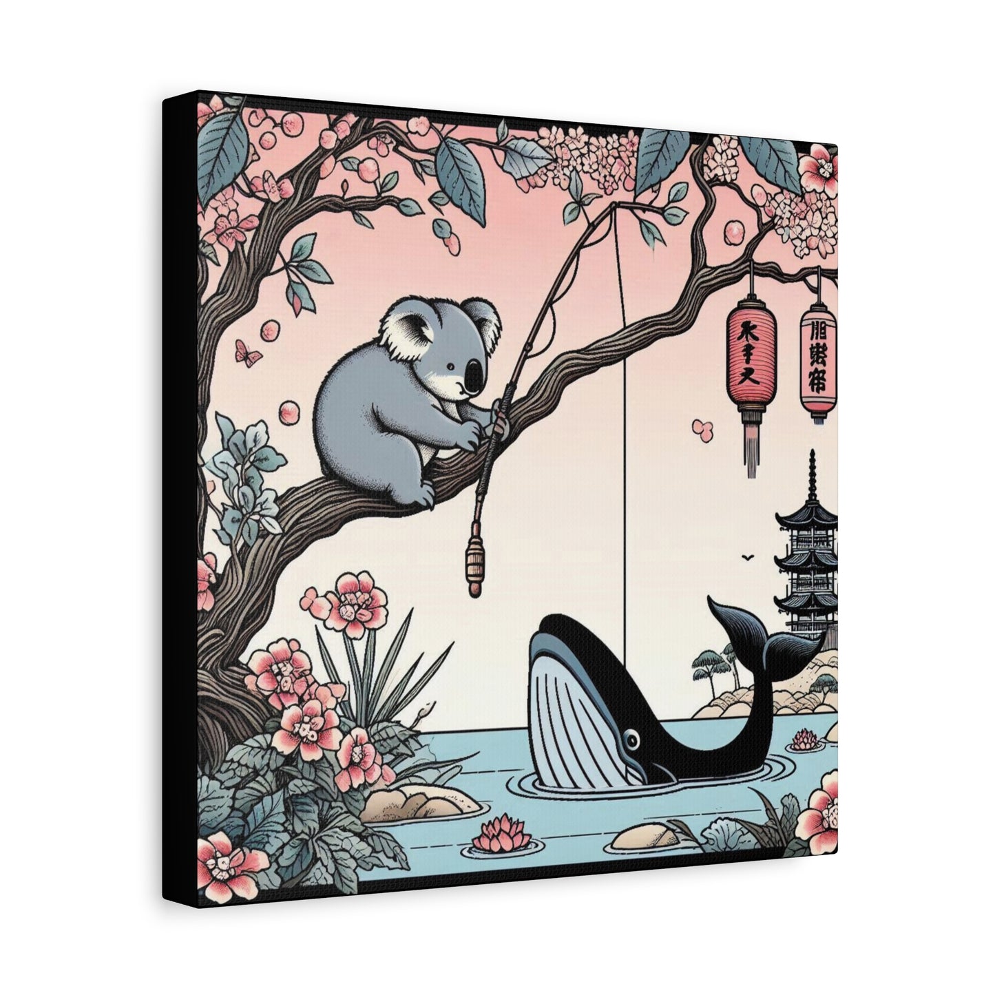 Koala & Whale Canvas
