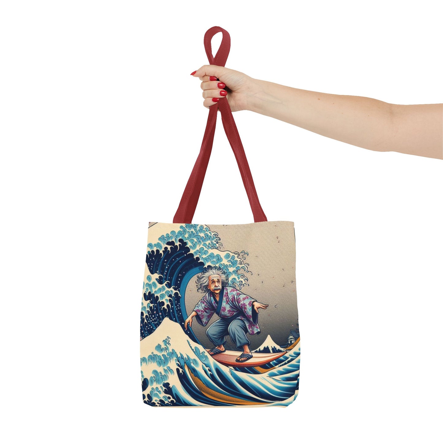 Einstein's Brain Waves Tote Bag