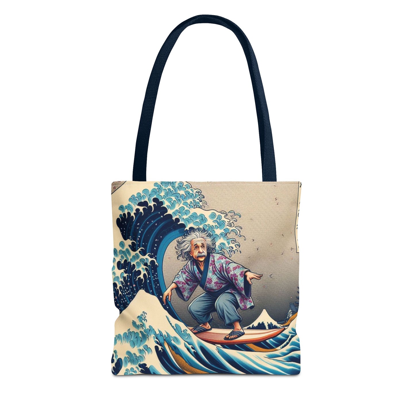 Einstein's Brain Waves Tote Bag