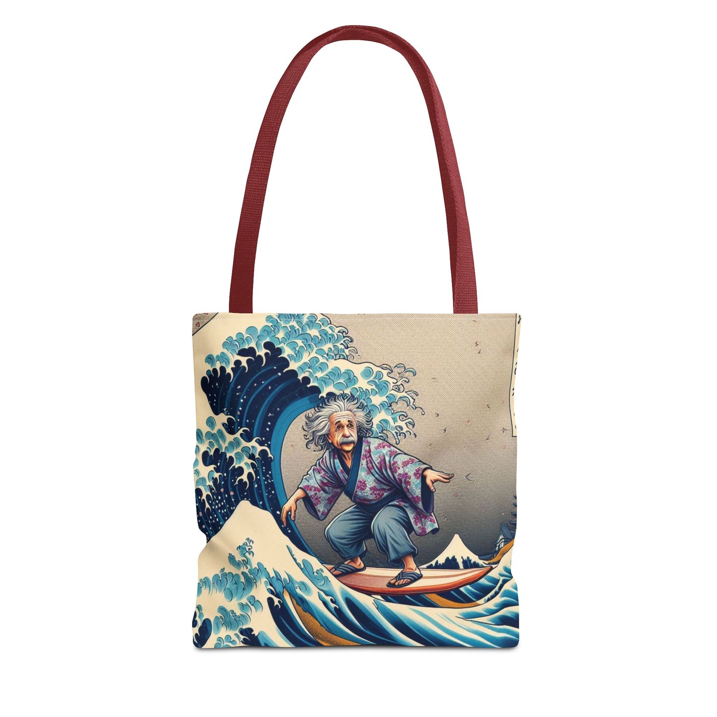 Einstein's Brain Waves Tote Bag