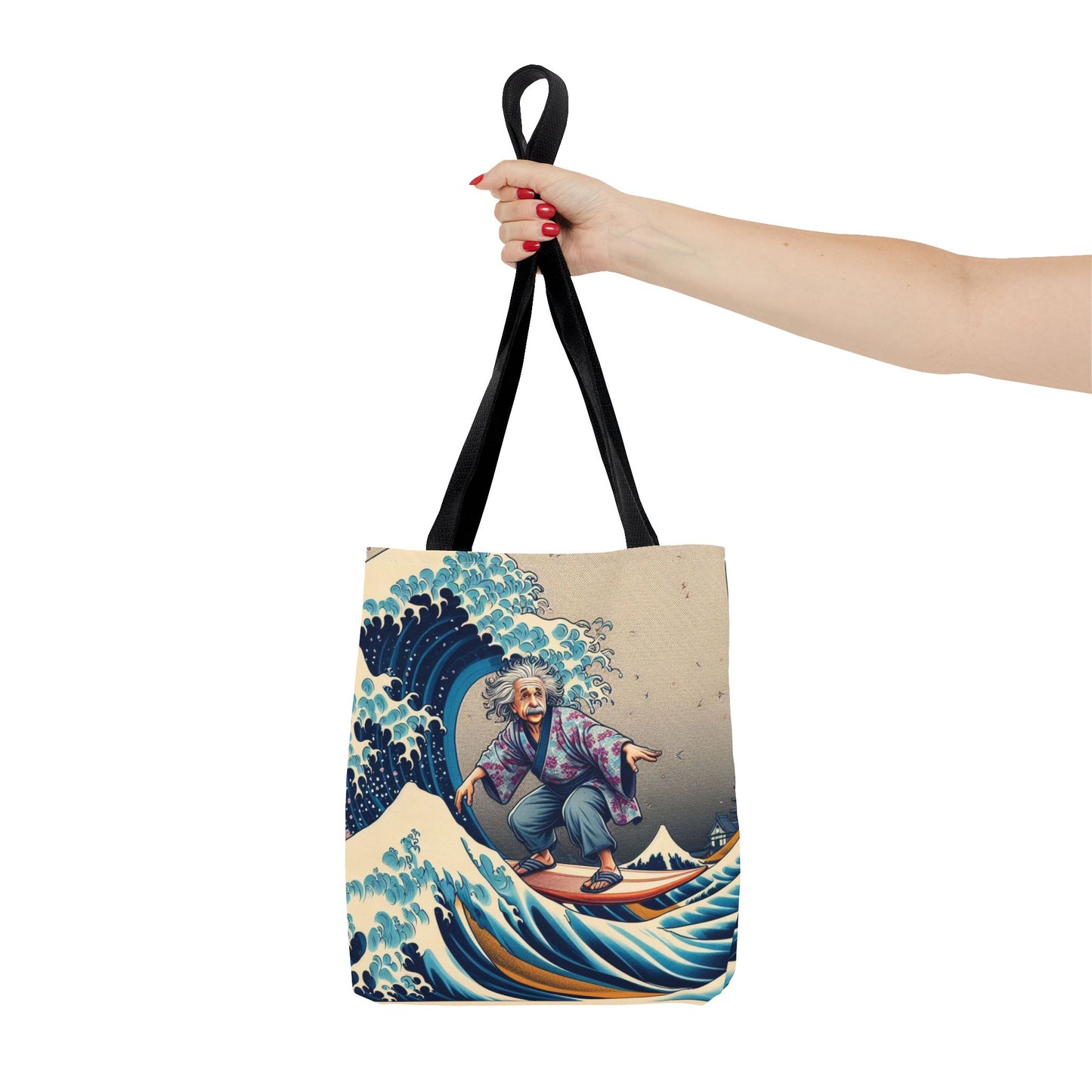 Einstein's Brain Waves Tote Bag