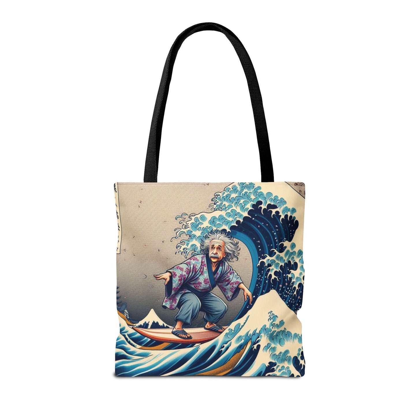 Einstein's Brain Waves Tote Bag