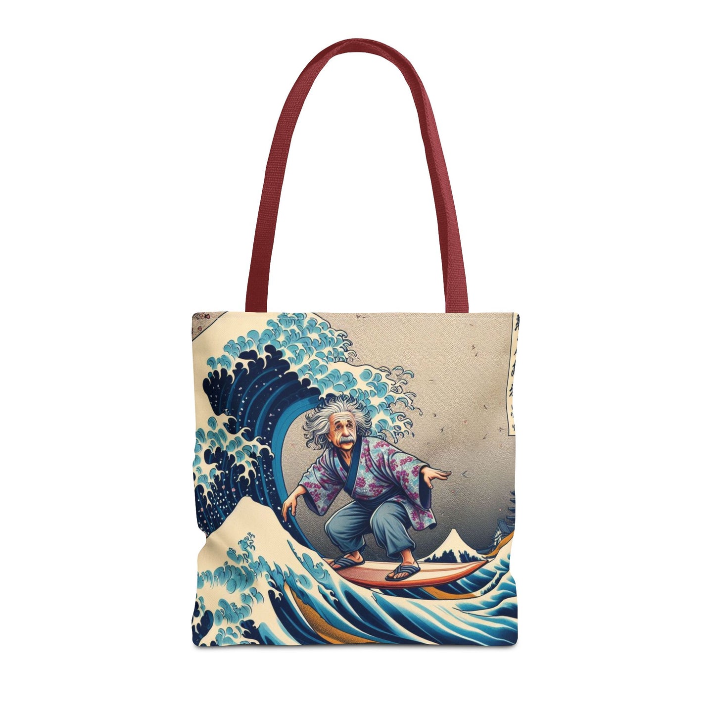 Einstein's Brain Waves Tote Bag