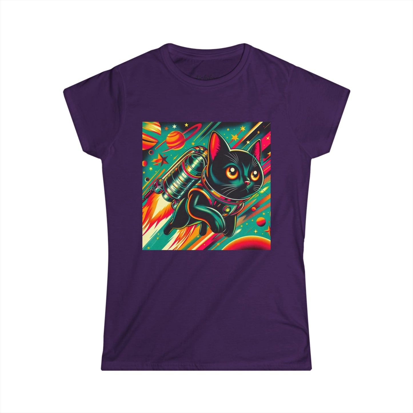 Jetpack Cat Tee (Womens)
