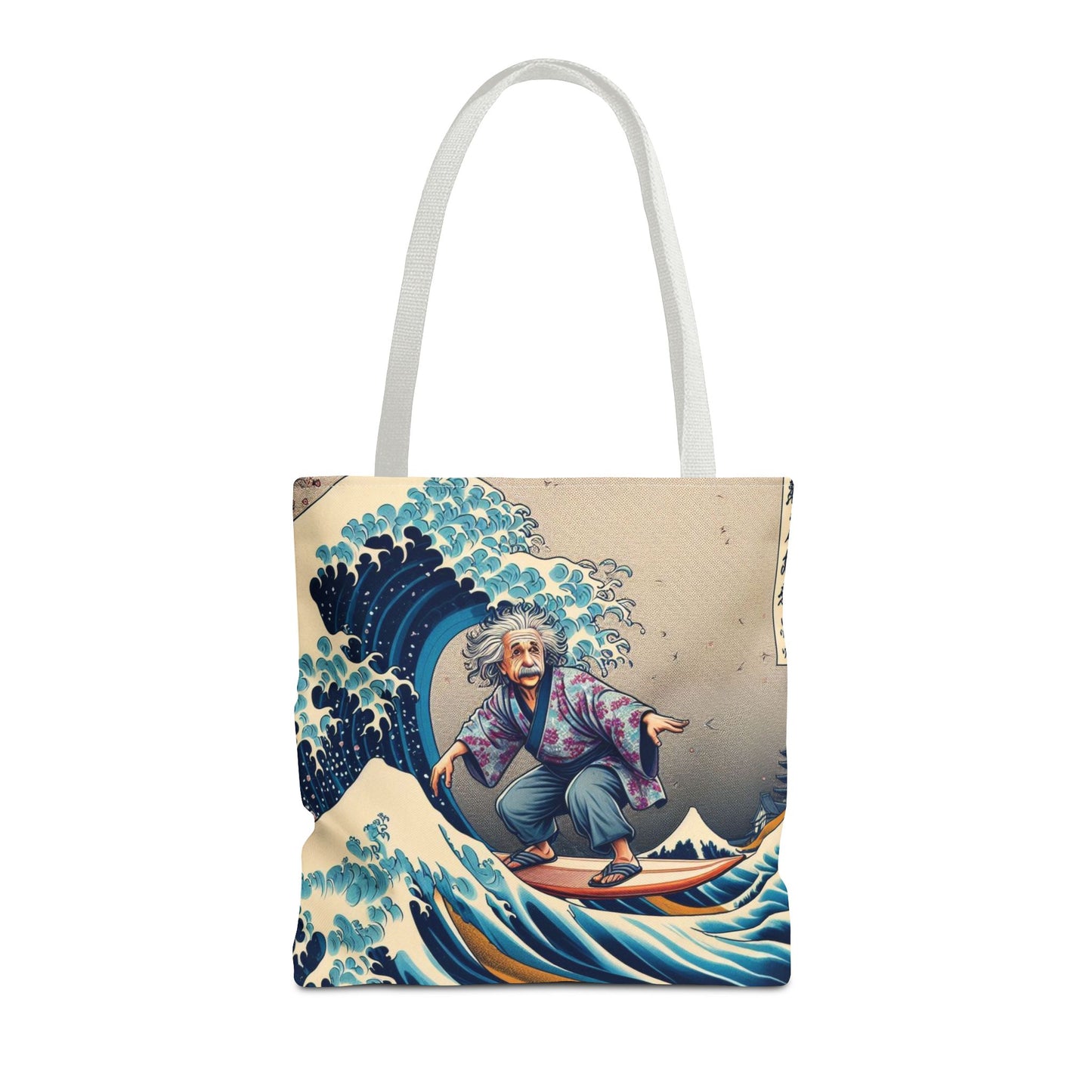Einstein's Brain Waves Tote Bag