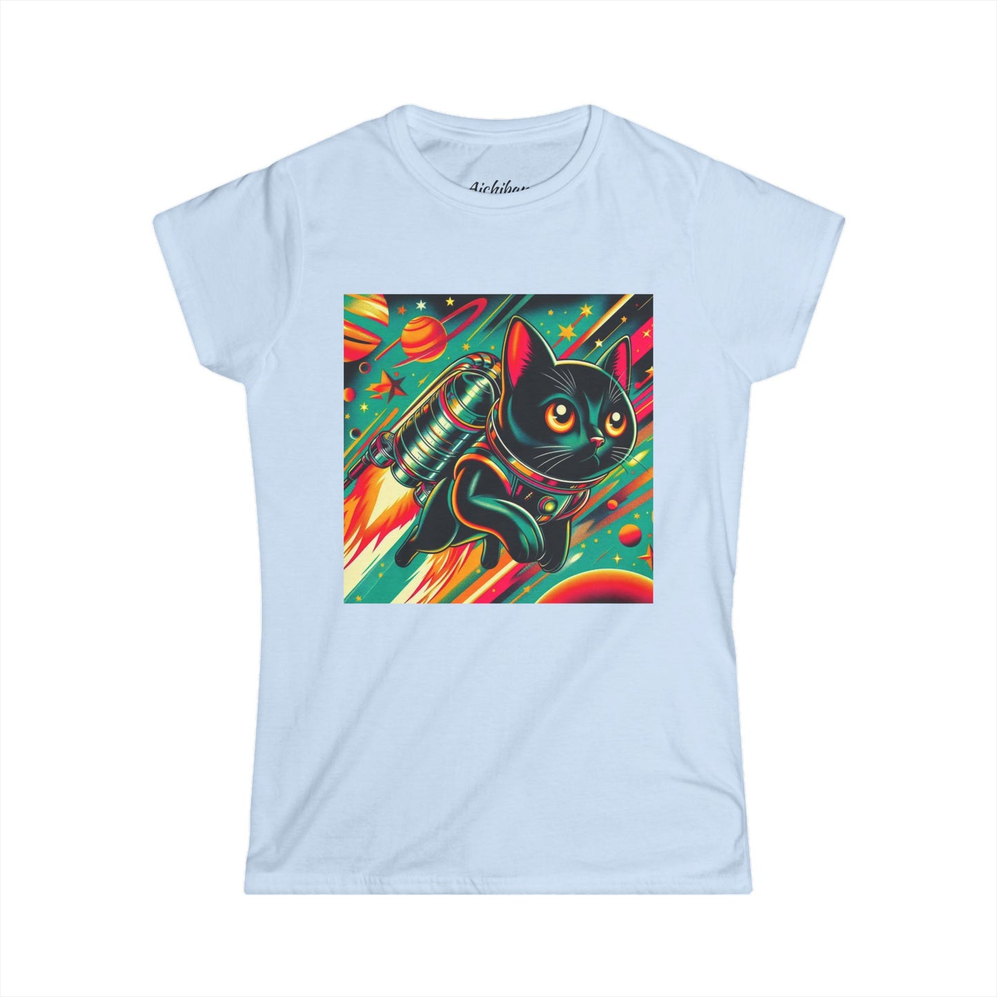 Jetpack Cat Tee (Womens)