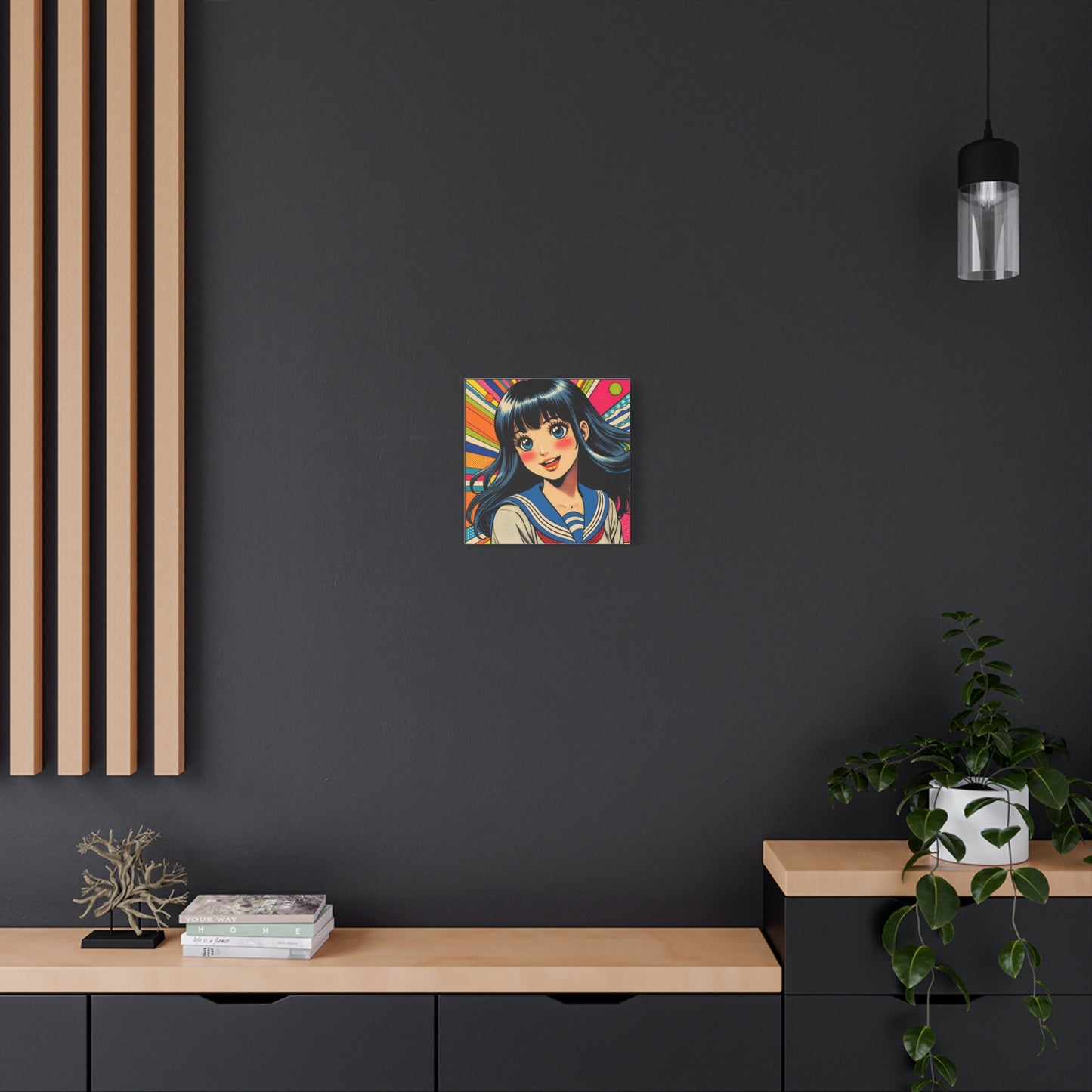 Schoolgirl Pop Canvas