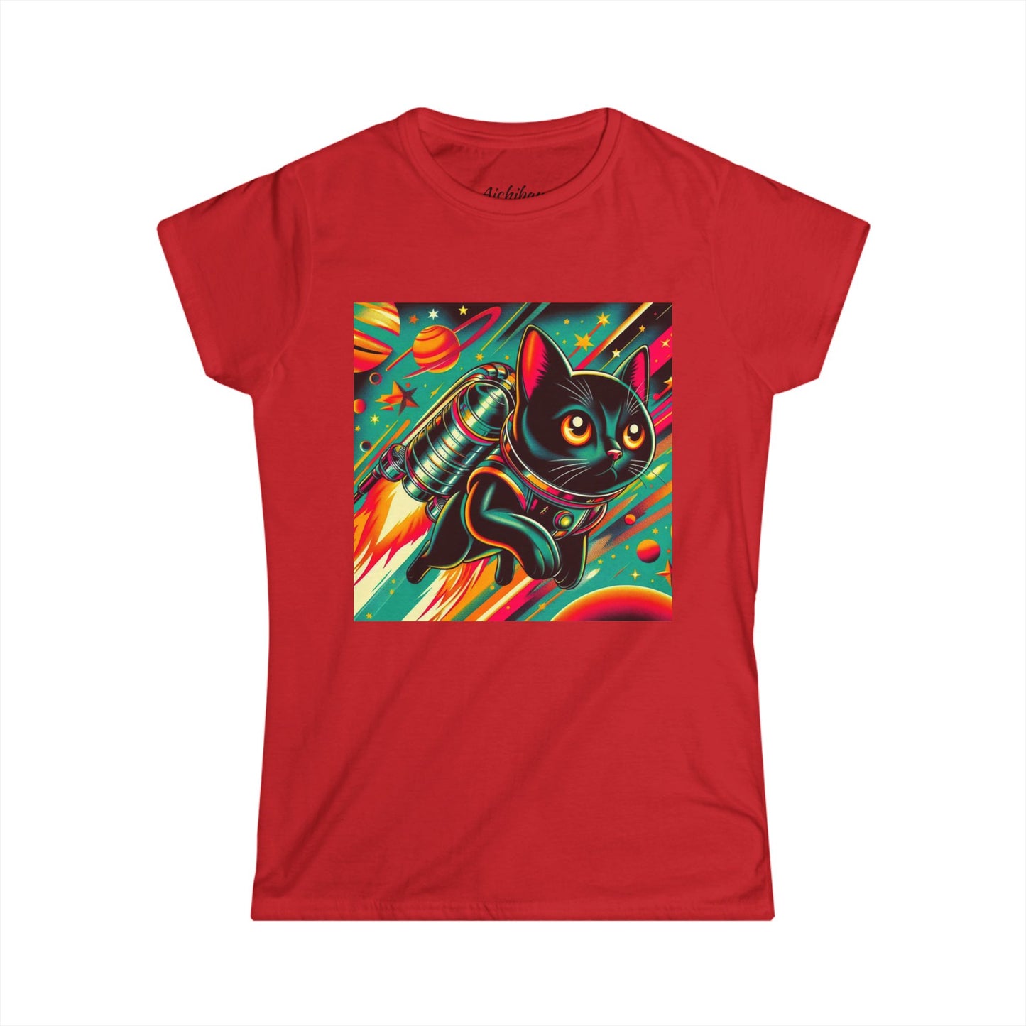 Jetpack Cat Tee (Womens)
