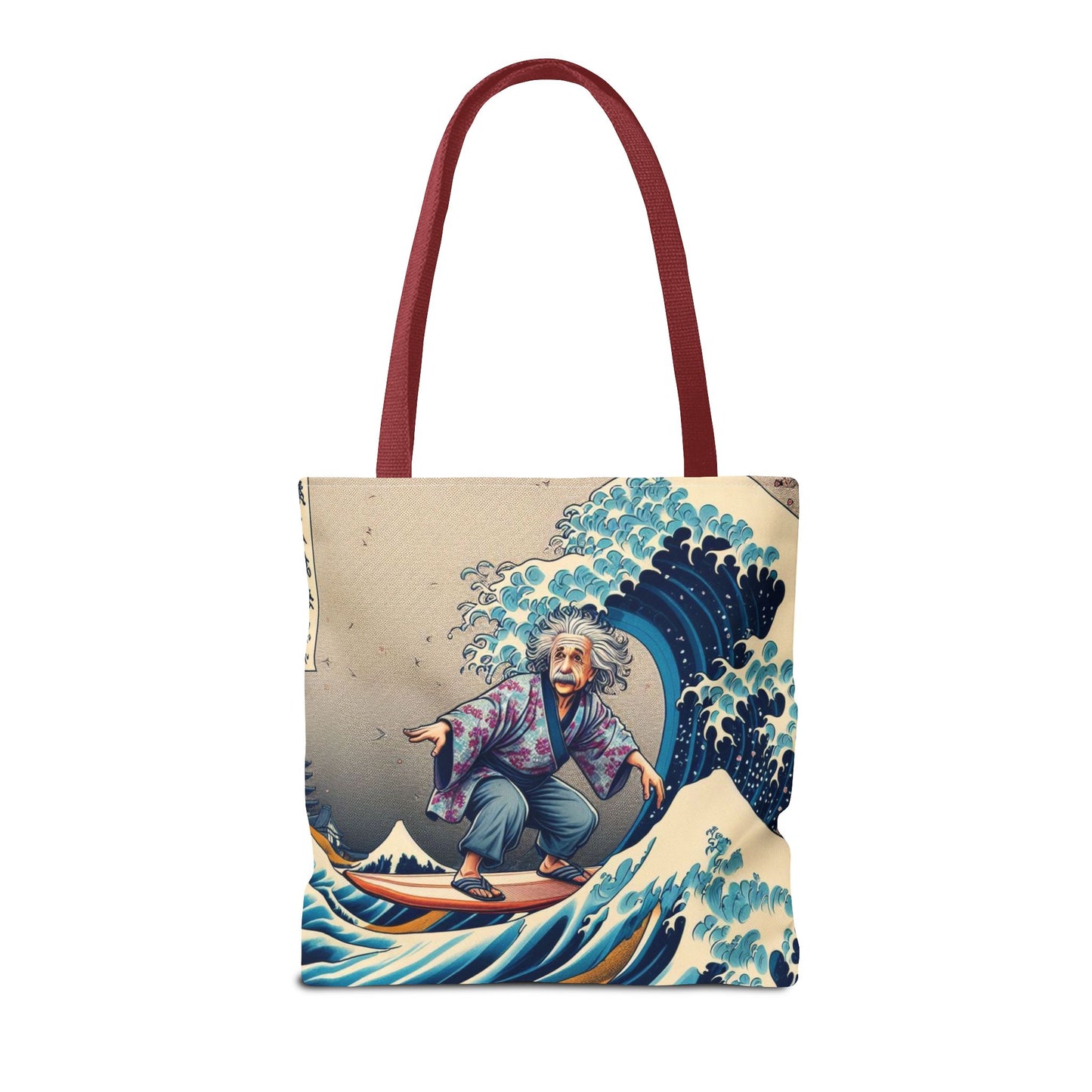 Einstein's Brain Waves Tote Bag