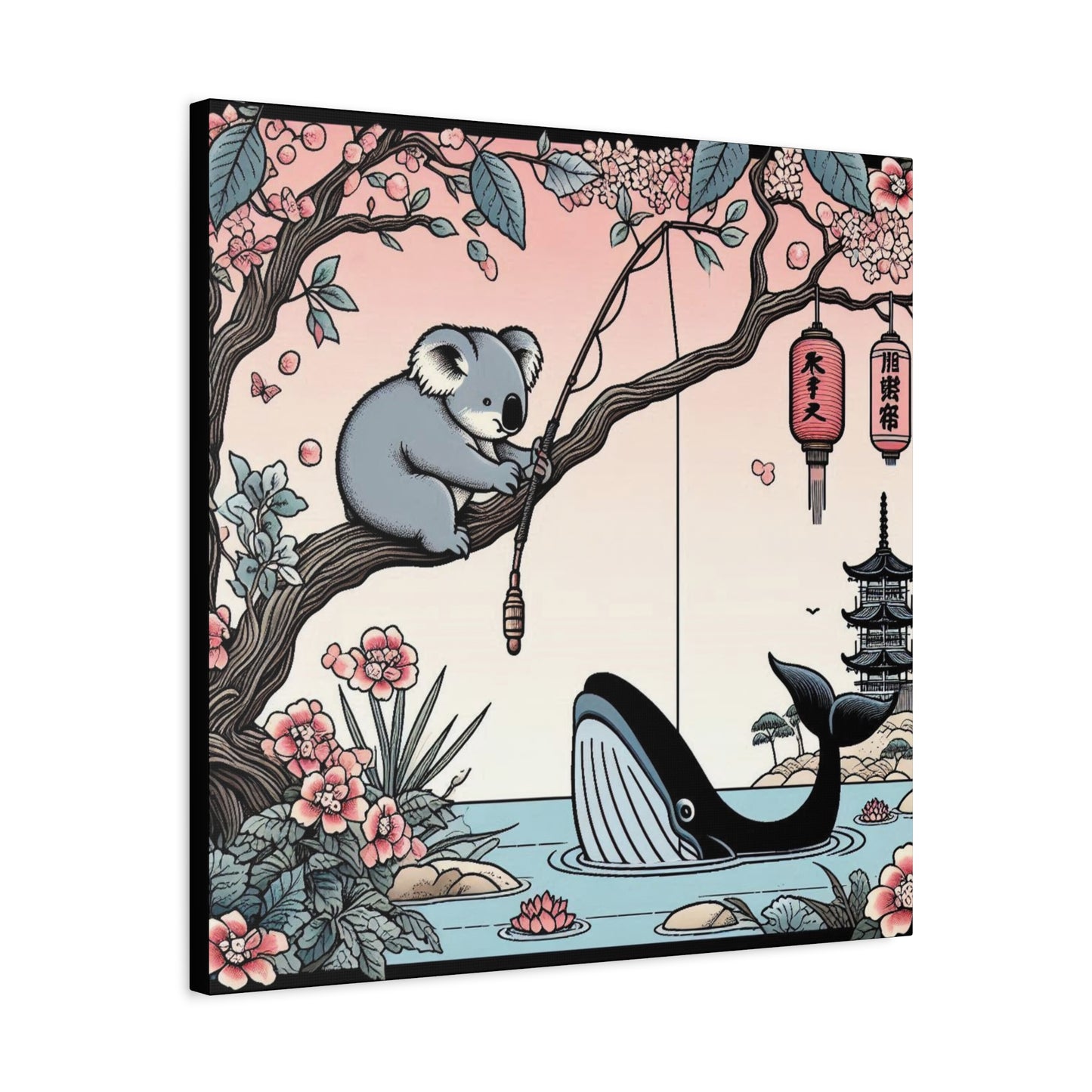 Koala & Whale Canvas