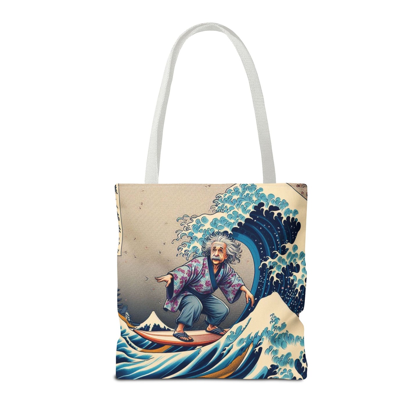 Einstein's Brain Waves Tote Bag