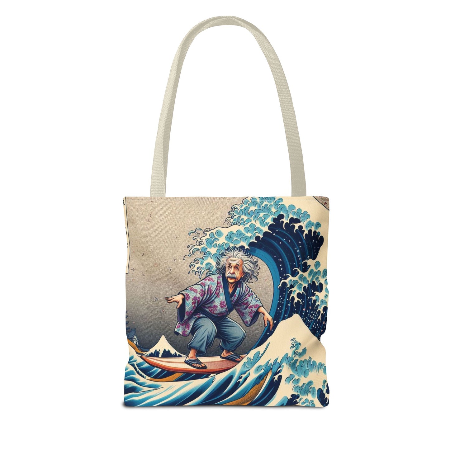 Einstein's Brain Waves Tote Bag
