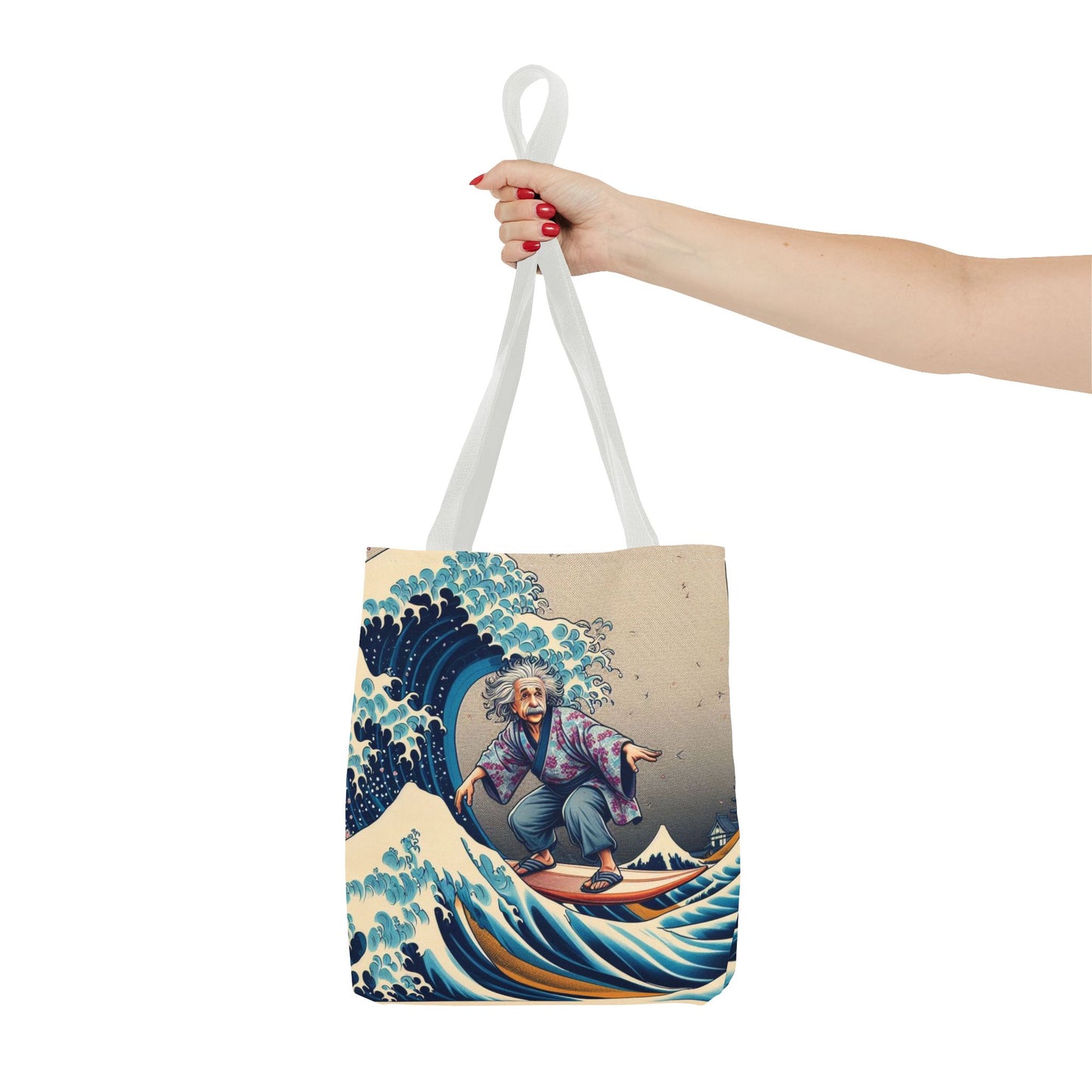 Einstein's Brain Waves Tote Bag