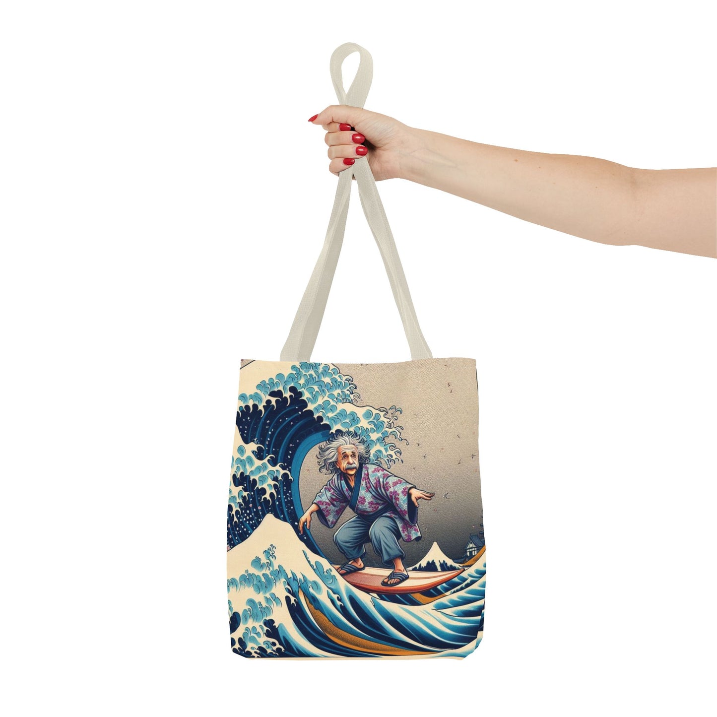 Einstein's Brain Waves Tote Bag