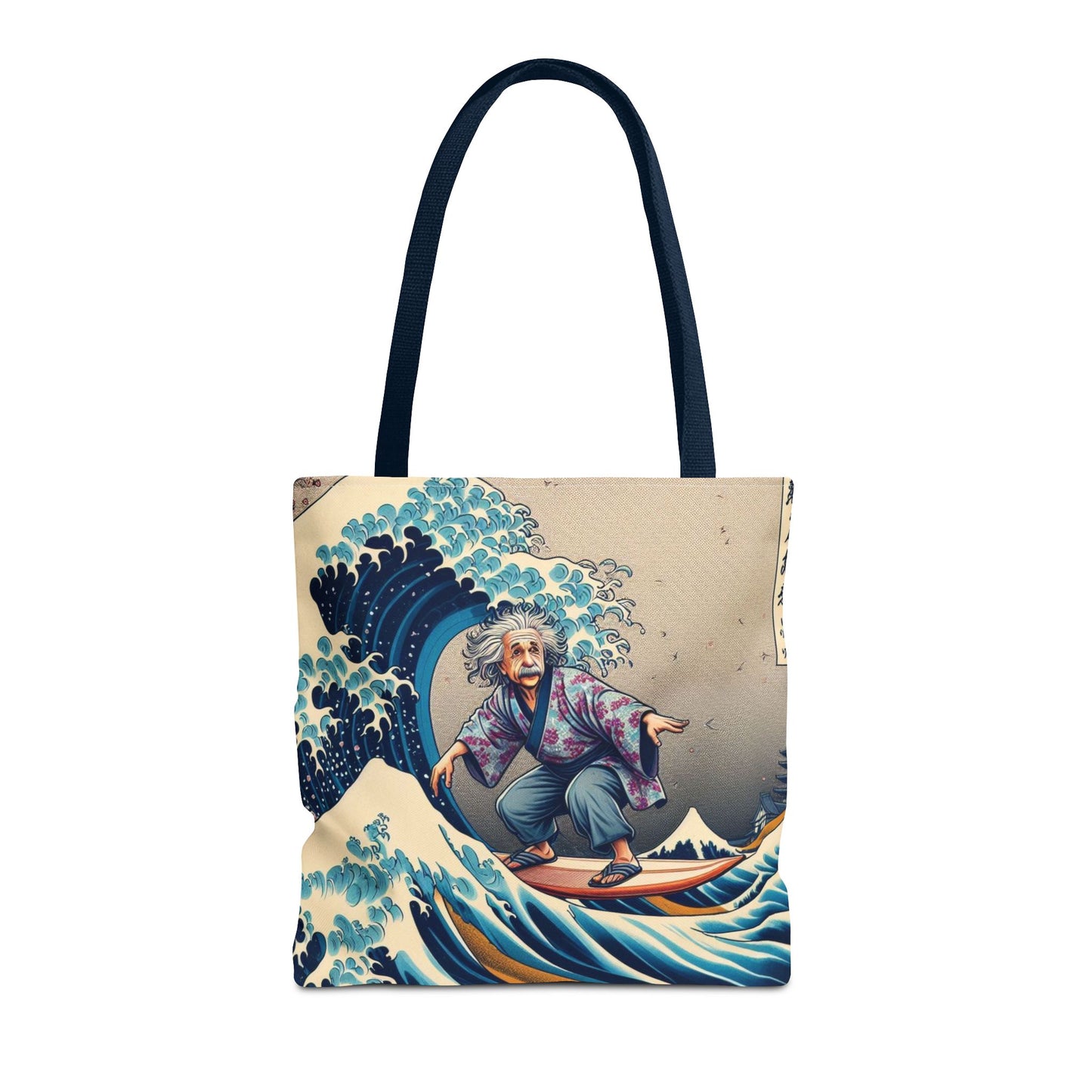 Einstein's Brain Waves Tote Bag