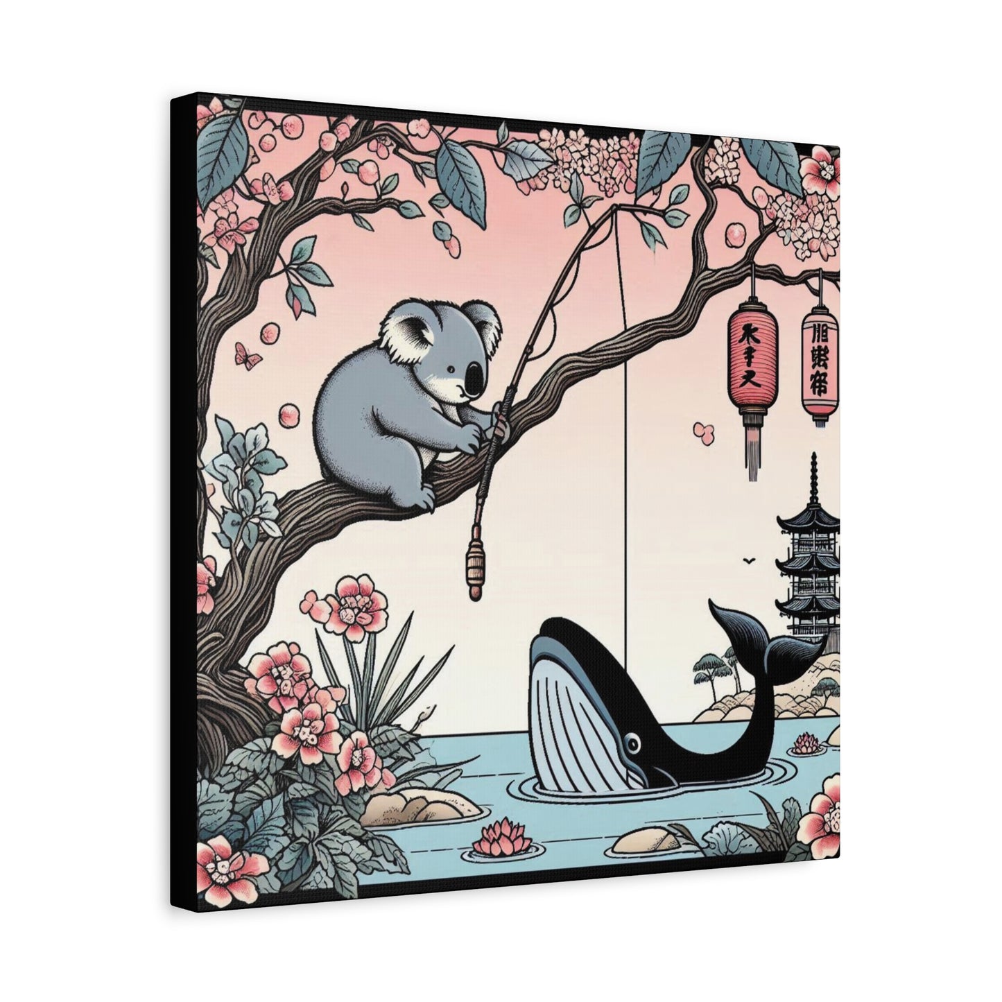 Koala & Whale Canvas