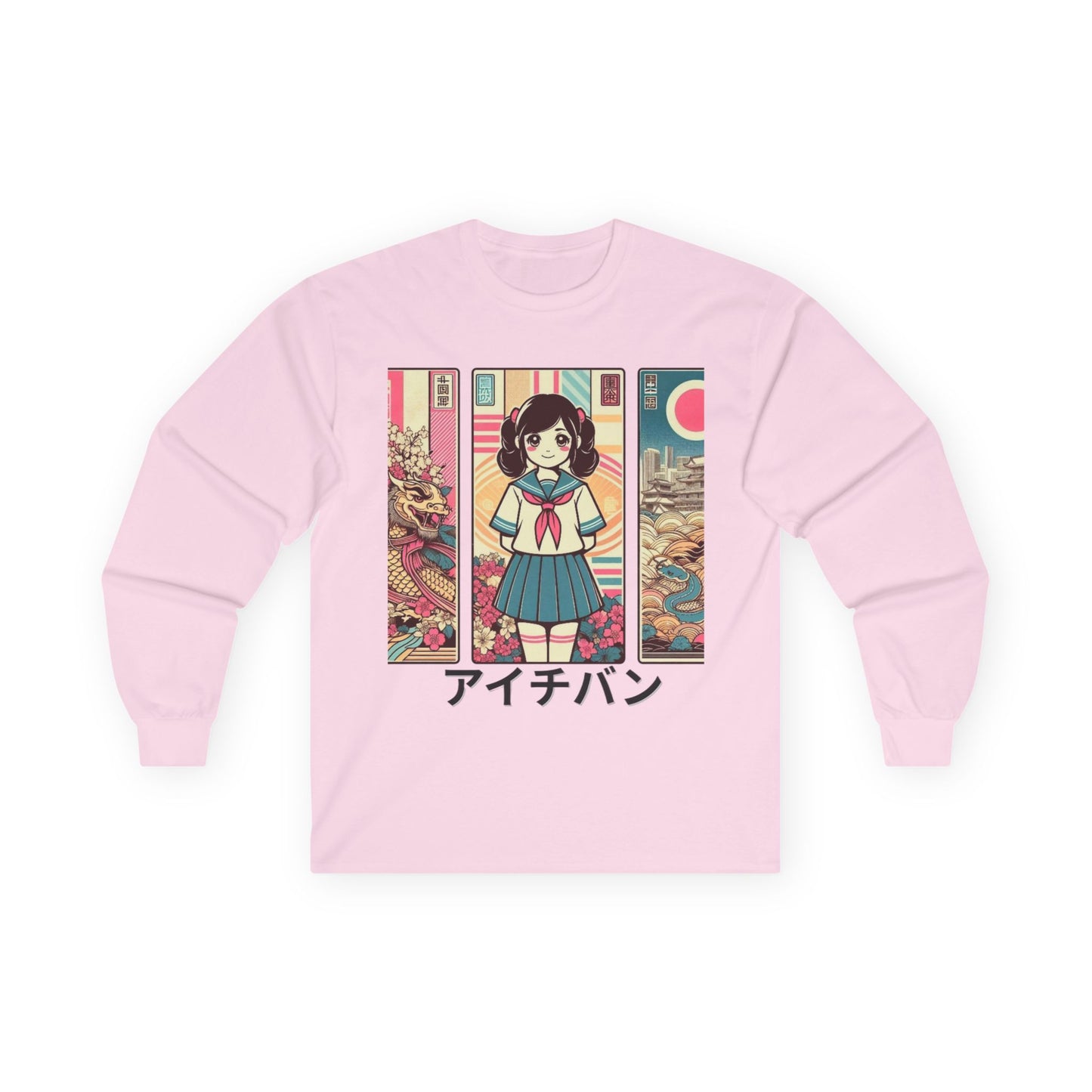 Kawaii Schoolgirl Long Sleeve Tee