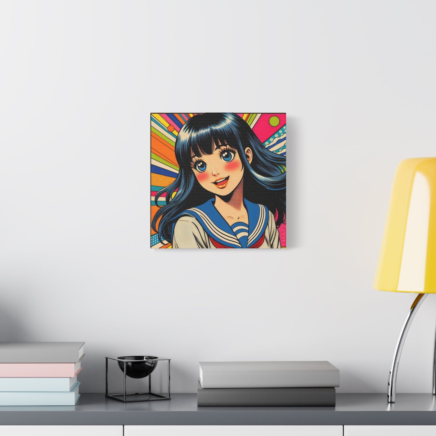 Schoolgirl Pop Canvas
