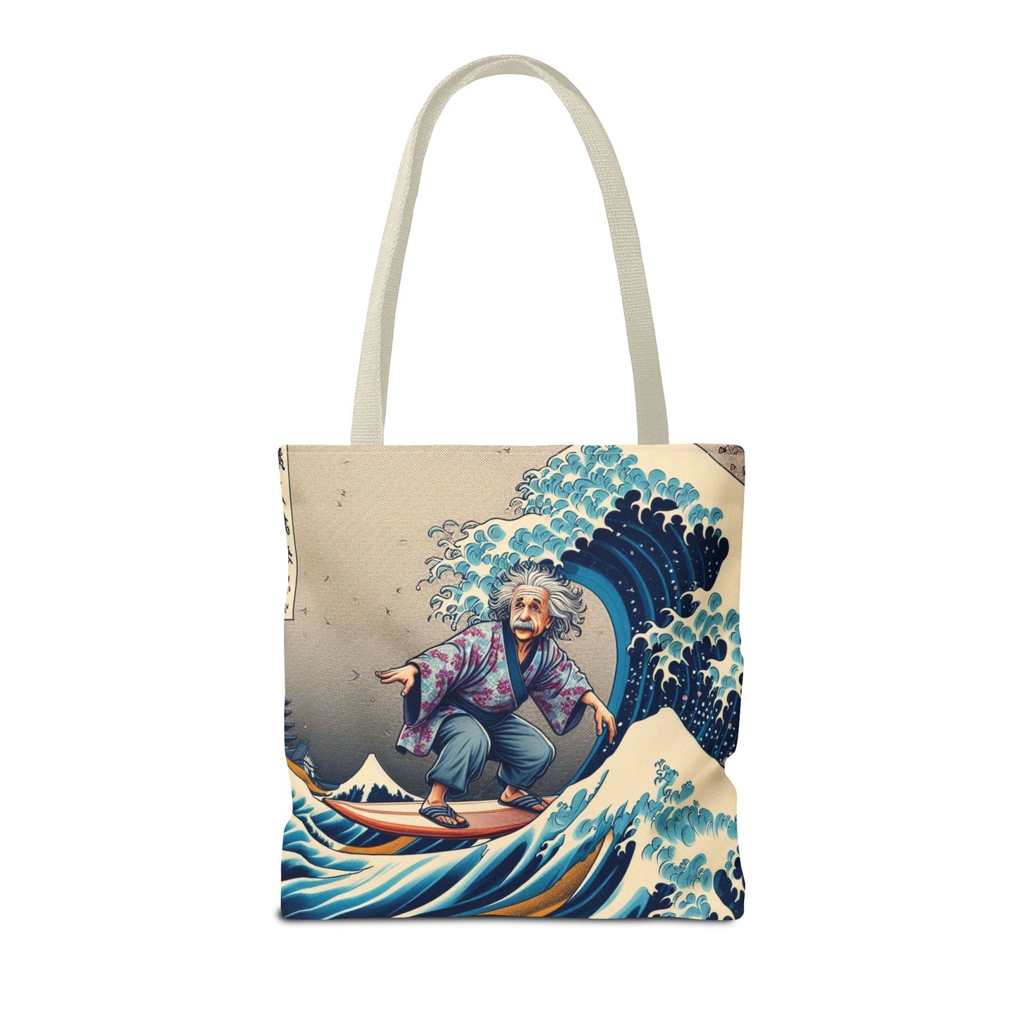 Einstein's Brain Waves Tote Bag