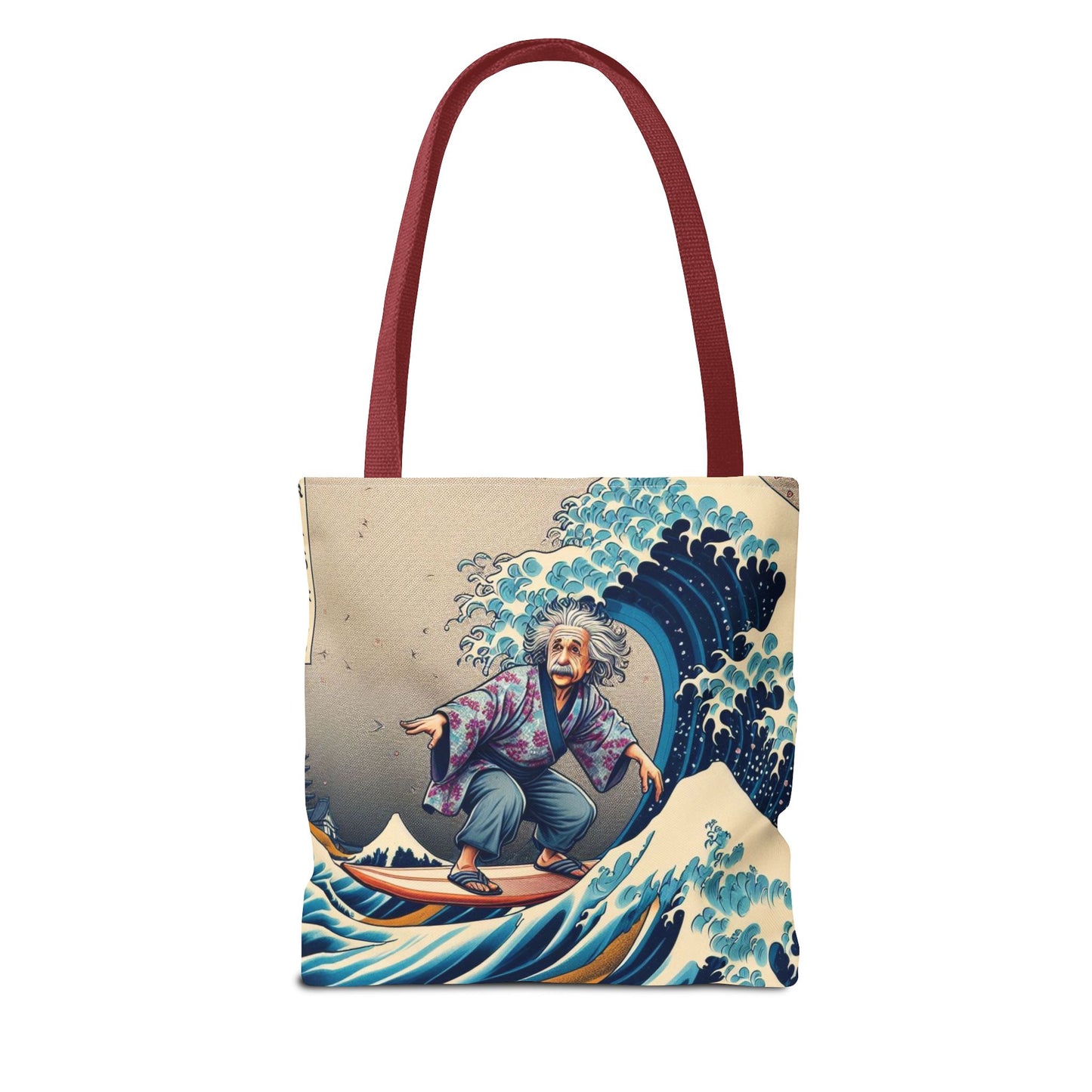 Einstein's Brain Waves Tote Bag